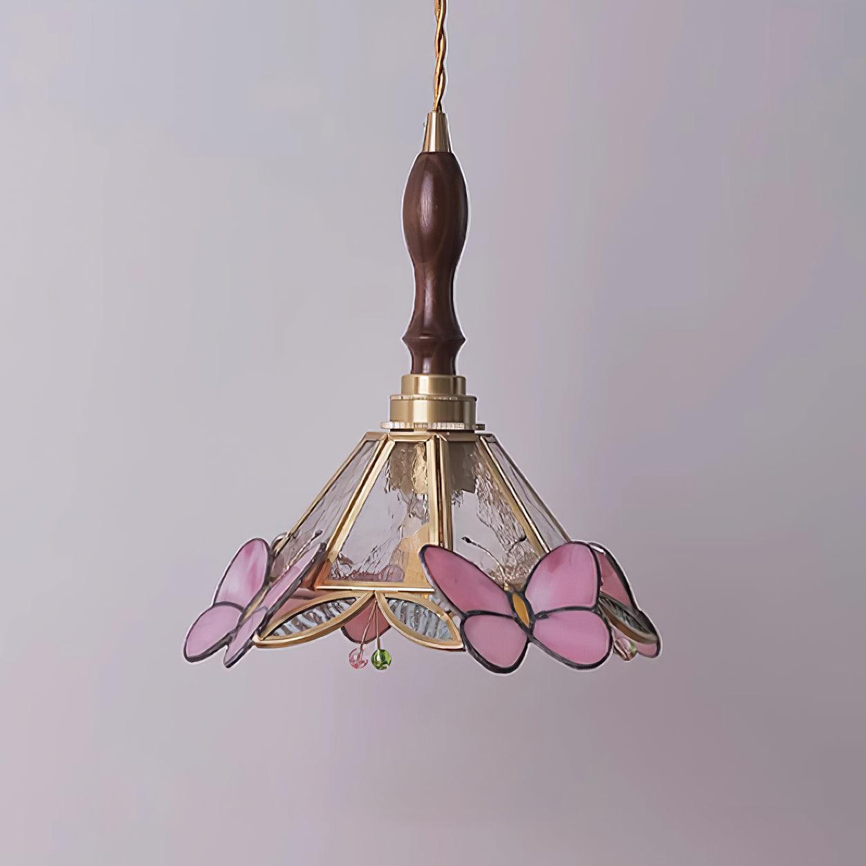Tiffany Suspension Papillon Rétro