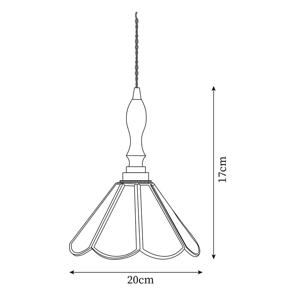 Tiffany Suspension Papillon Rétro