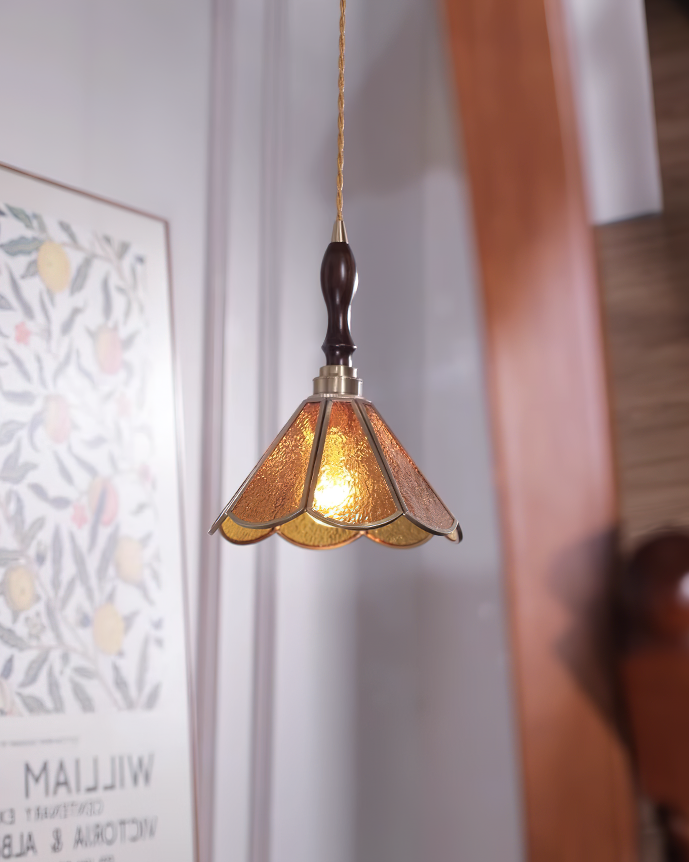 Tiffany Suspension Papillon Rétro