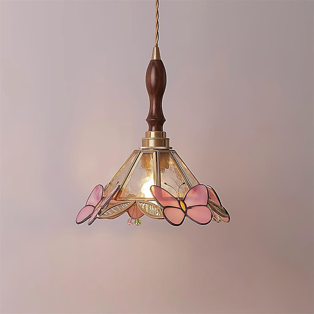 Tiffany Suspension Papillon Rétro