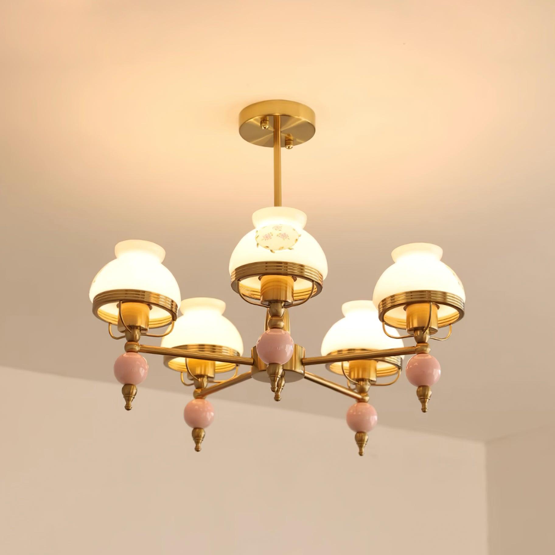 Sylvace Lustre en verre et luminaire pour salle à manger ou salon Vintage