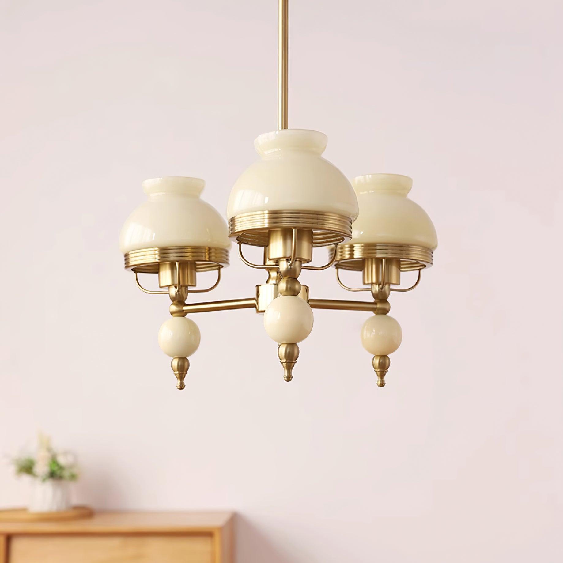 Sylvace Lustre en verre et luminaire pour salle à manger ou salon Vintage