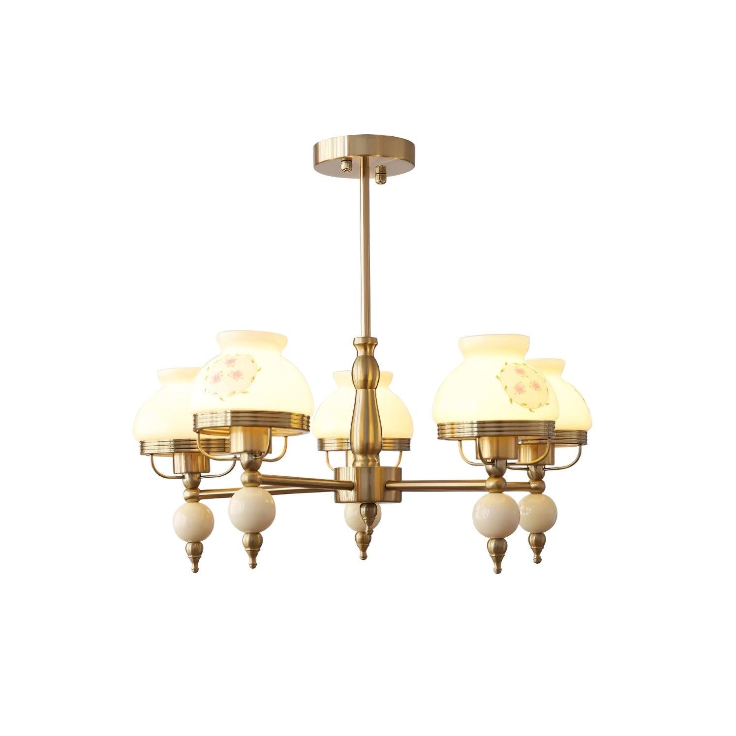 Sylvace Lustre en verre et luminaire pour salle à manger ou salon Vintage