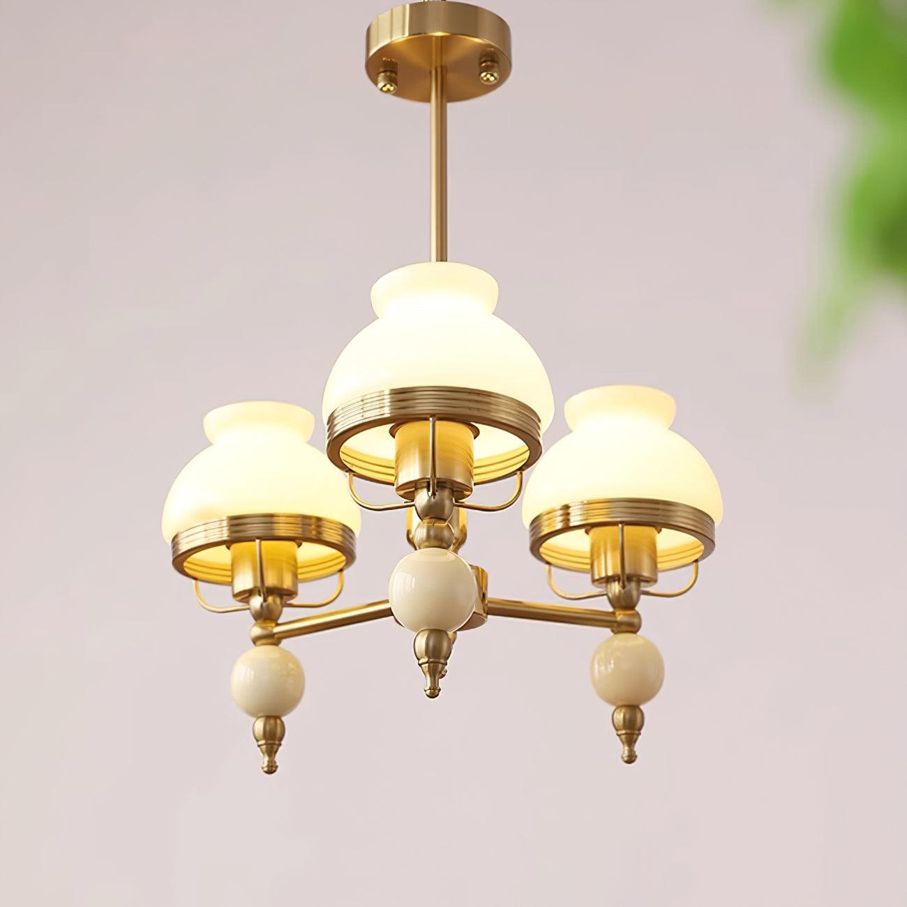 Sylvace Lustre en verre et luminaire pour salle à manger ou salon Vintage