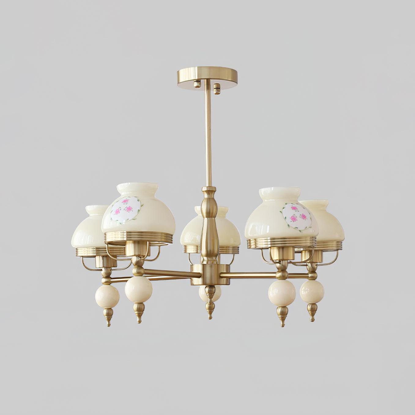 Sylvace Lustre en verre et luminaire pour salle à manger ou salon Vintage