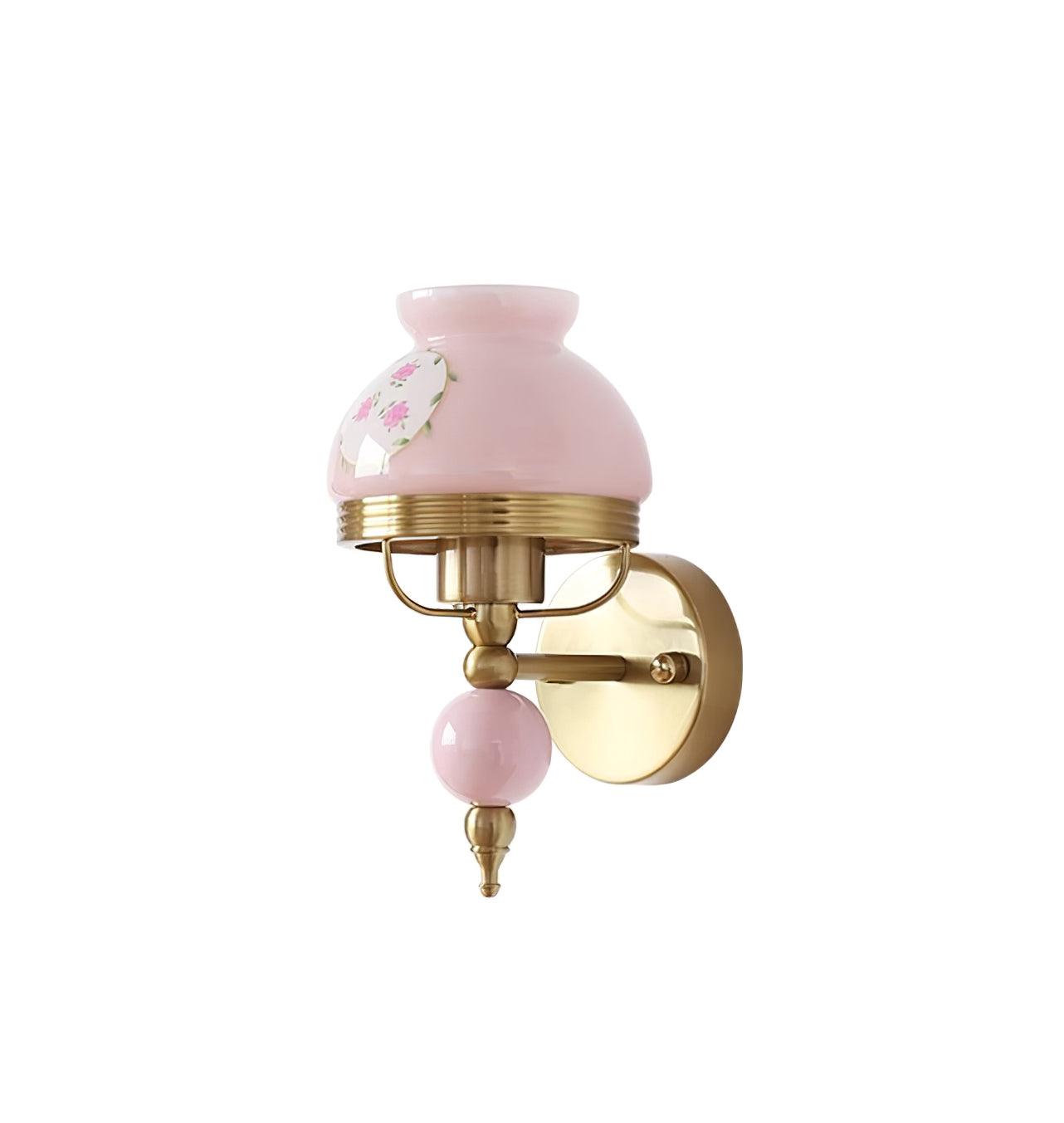 Tessan Applique murale en verre et lumière pour chambre à coucher ou couloir rétro