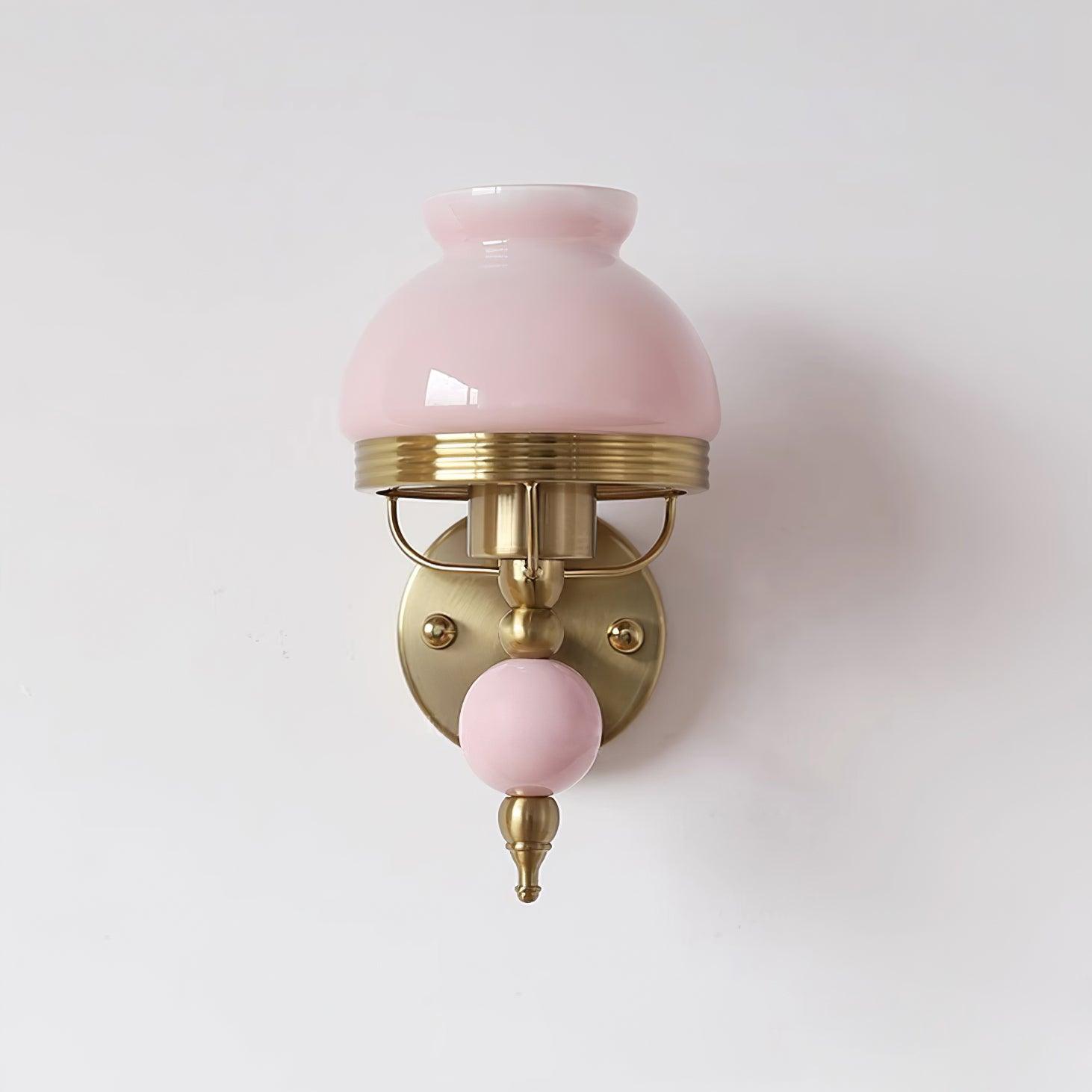 Tessan Applique murale en verre et lumière pour chambre à coucher ou couloir rétro