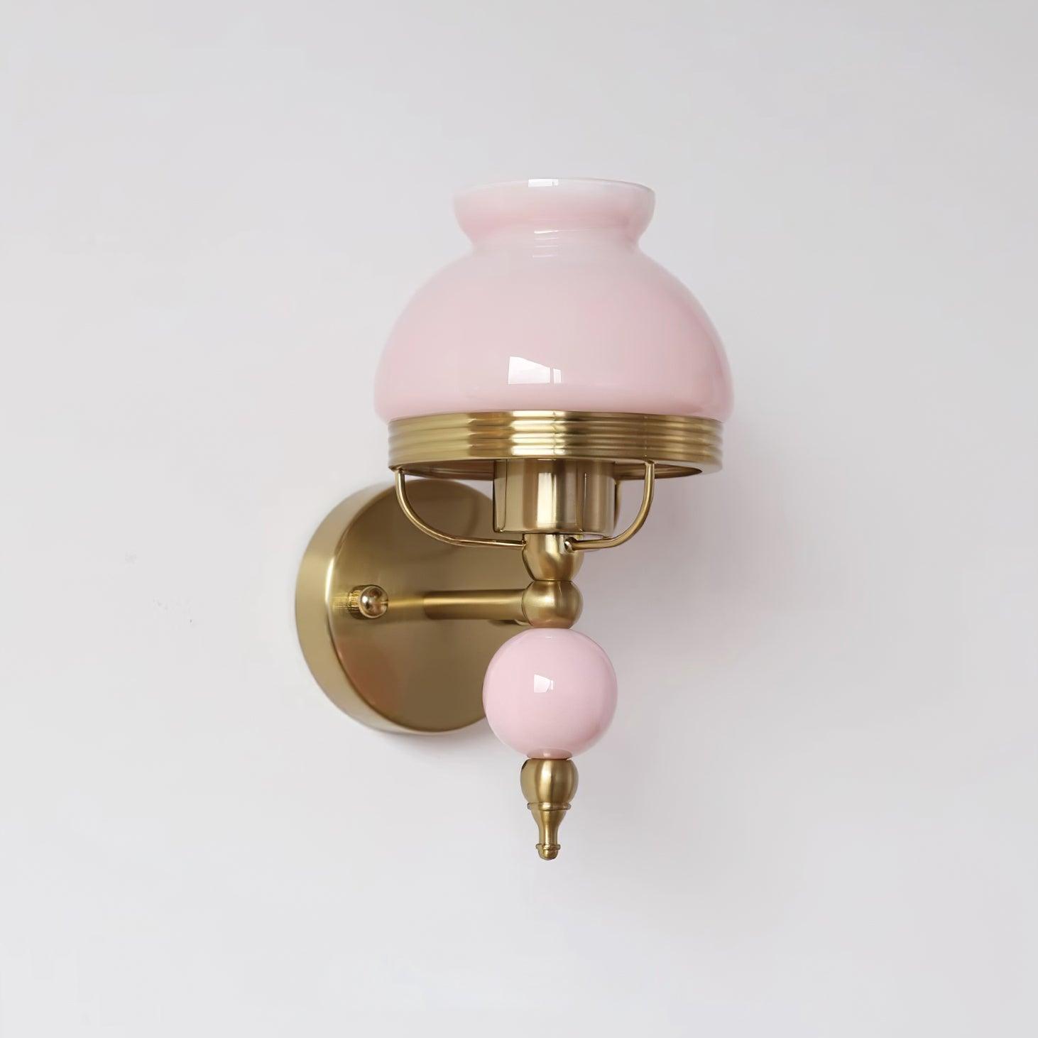 Tessan Applique murale en verre et lumière pour chambre à coucher ou couloir rétro