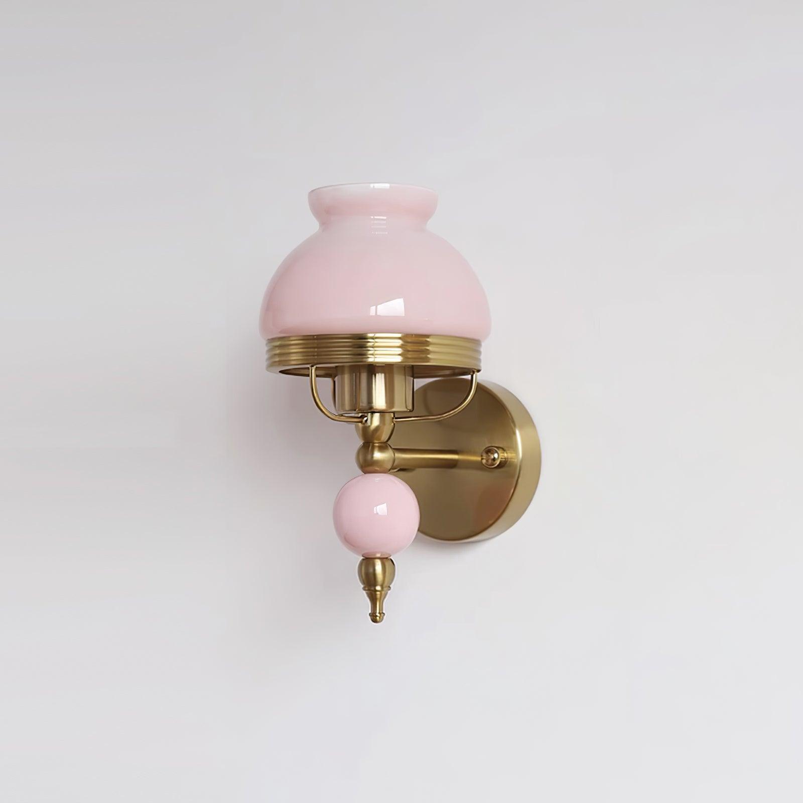 Tessan Applique murale en verre et lumière pour chambre à coucher ou couloir rétro