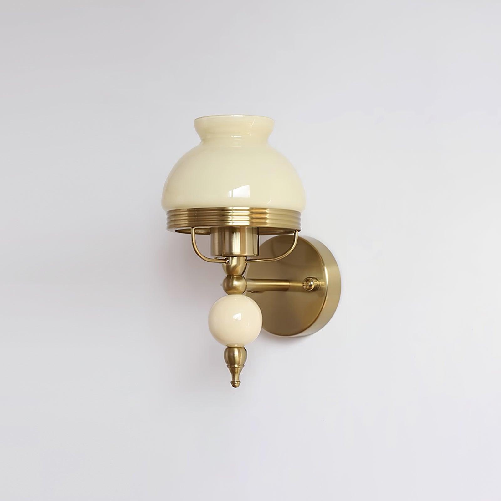 Tessan Applique murale en verre et lumière pour chambre à coucher ou couloir rétro
