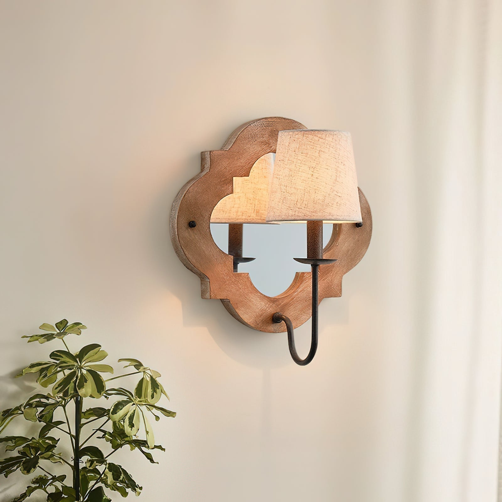 Sytheir Applique Murale Tissu Élégance Premium