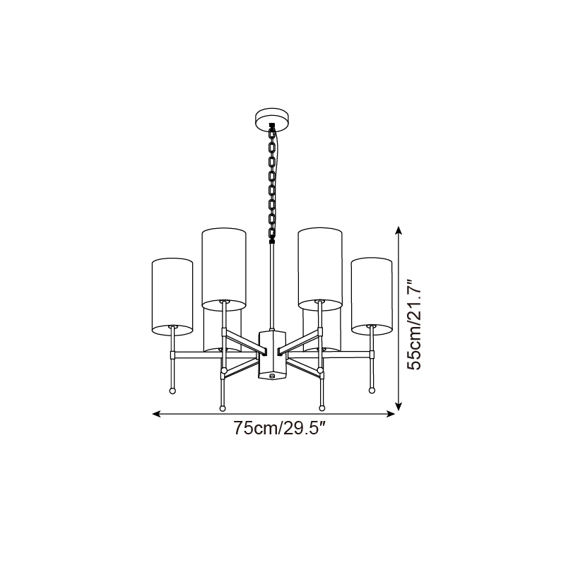 Rhodes Lustre Mi-Siècle
