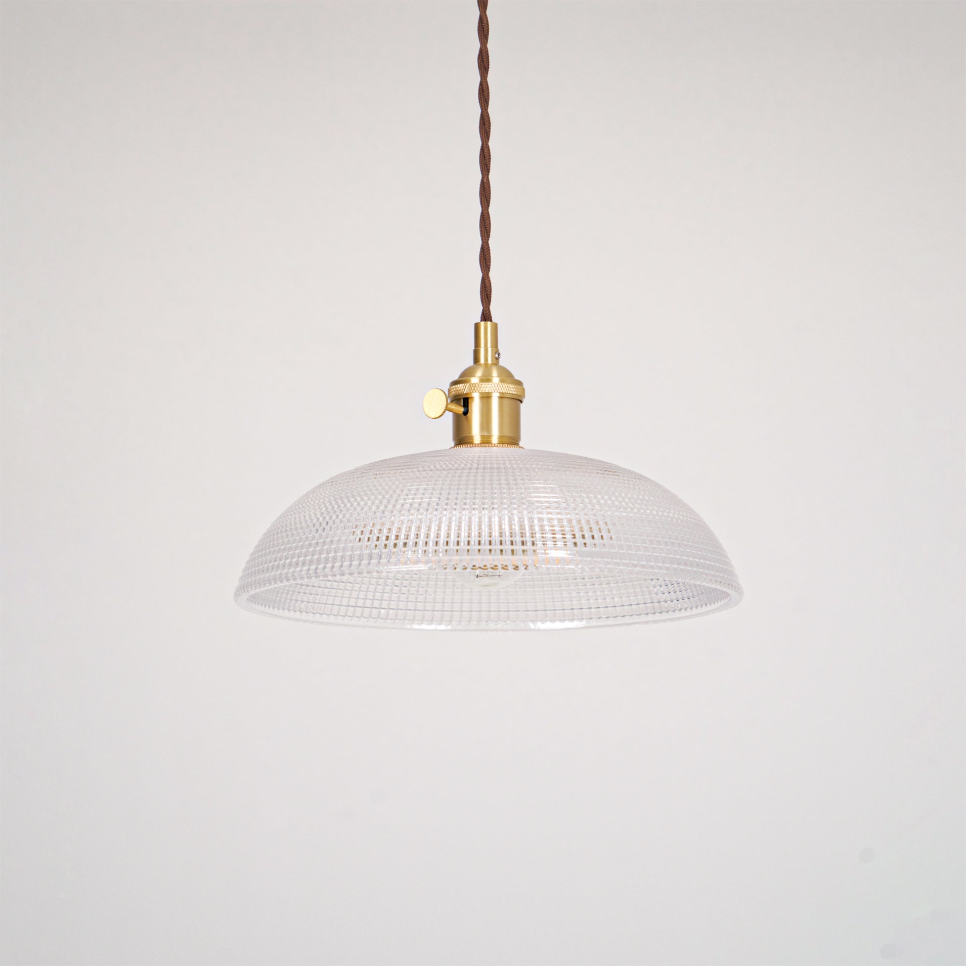 Calyra Suspension en Laiton et Verre