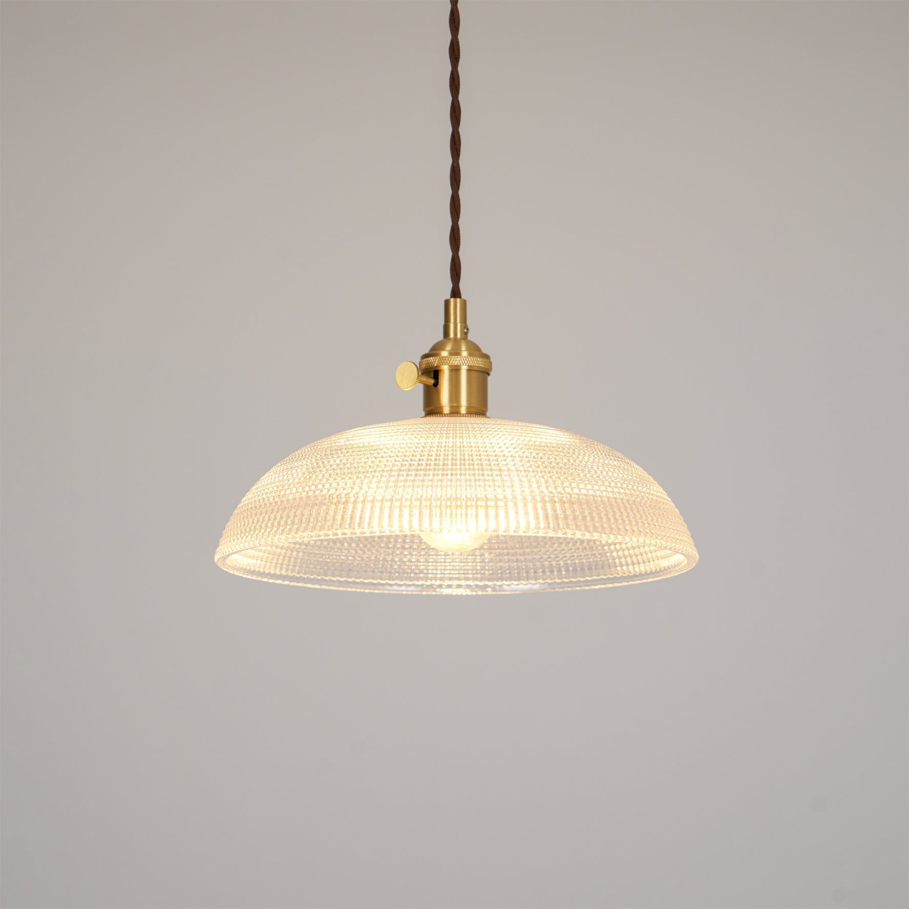 Calyra Suspension en Laiton et Verre