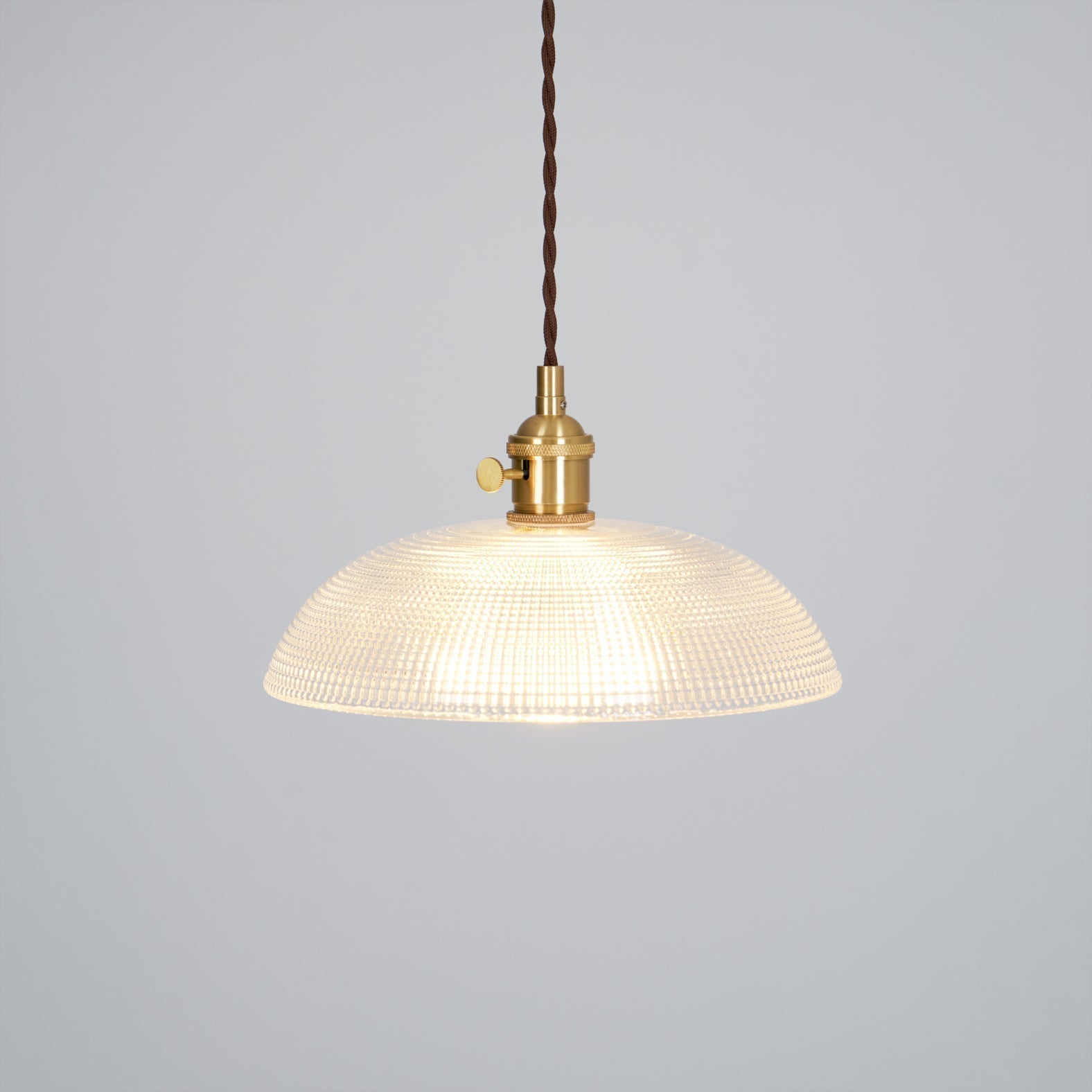 Calyra Suspension en Laiton et Verre