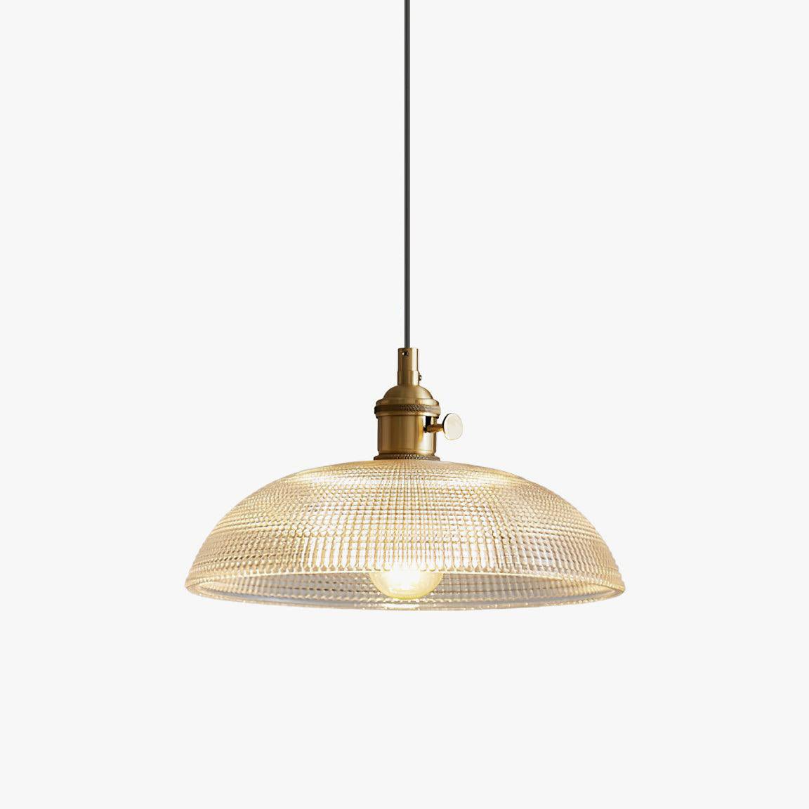 Calyra Suspension en Laiton et Verre