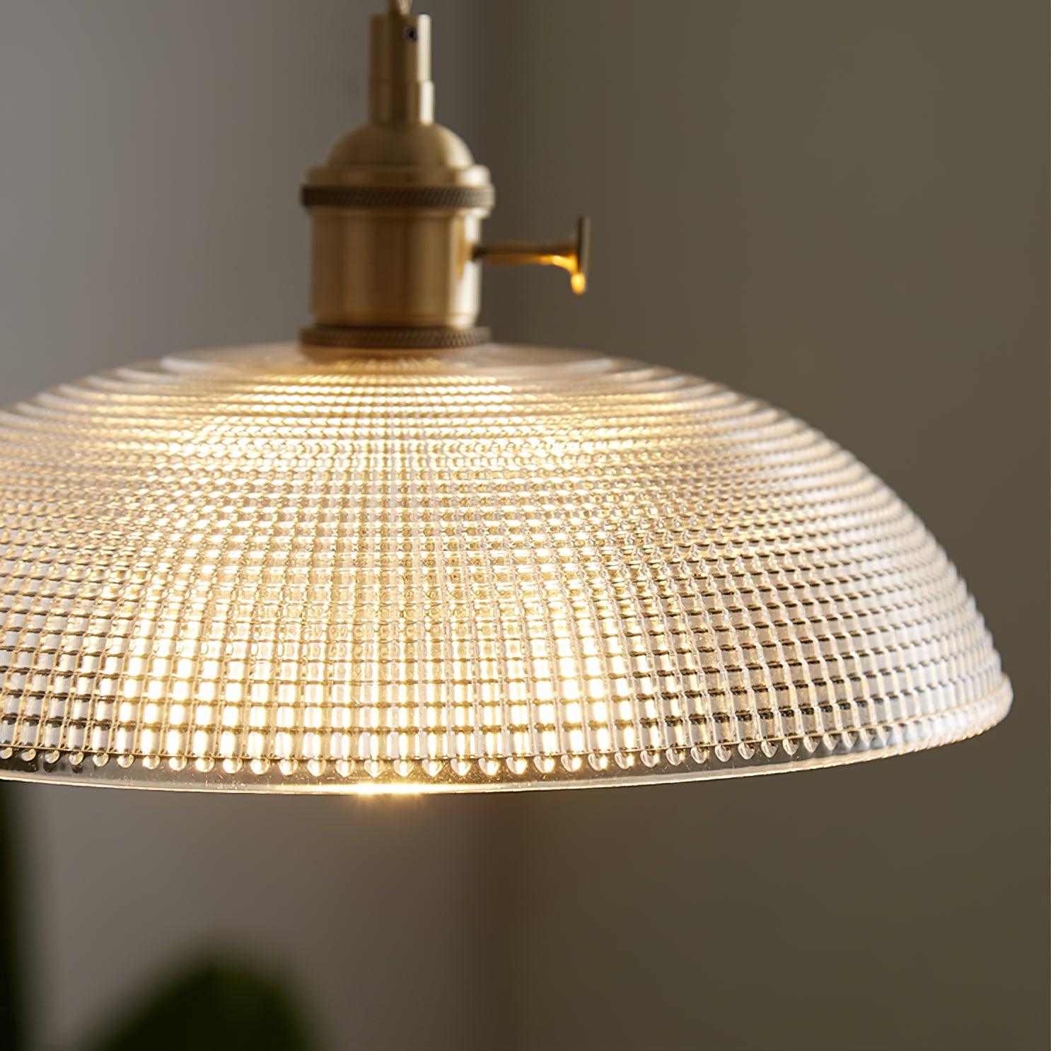 Calyra Suspension en Laiton et Verre