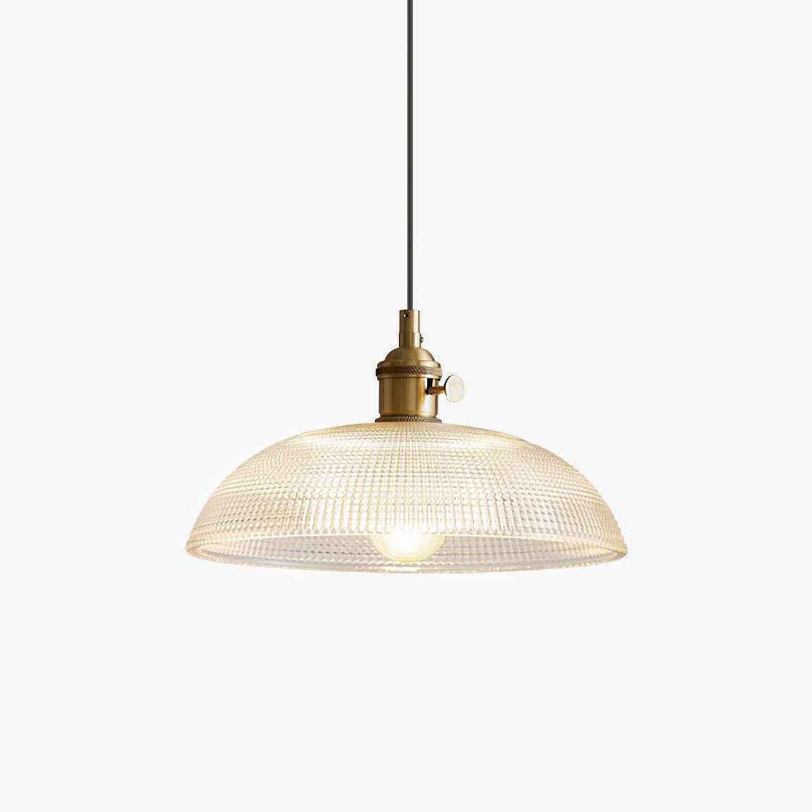 Calyra Suspension en Laiton et Verre