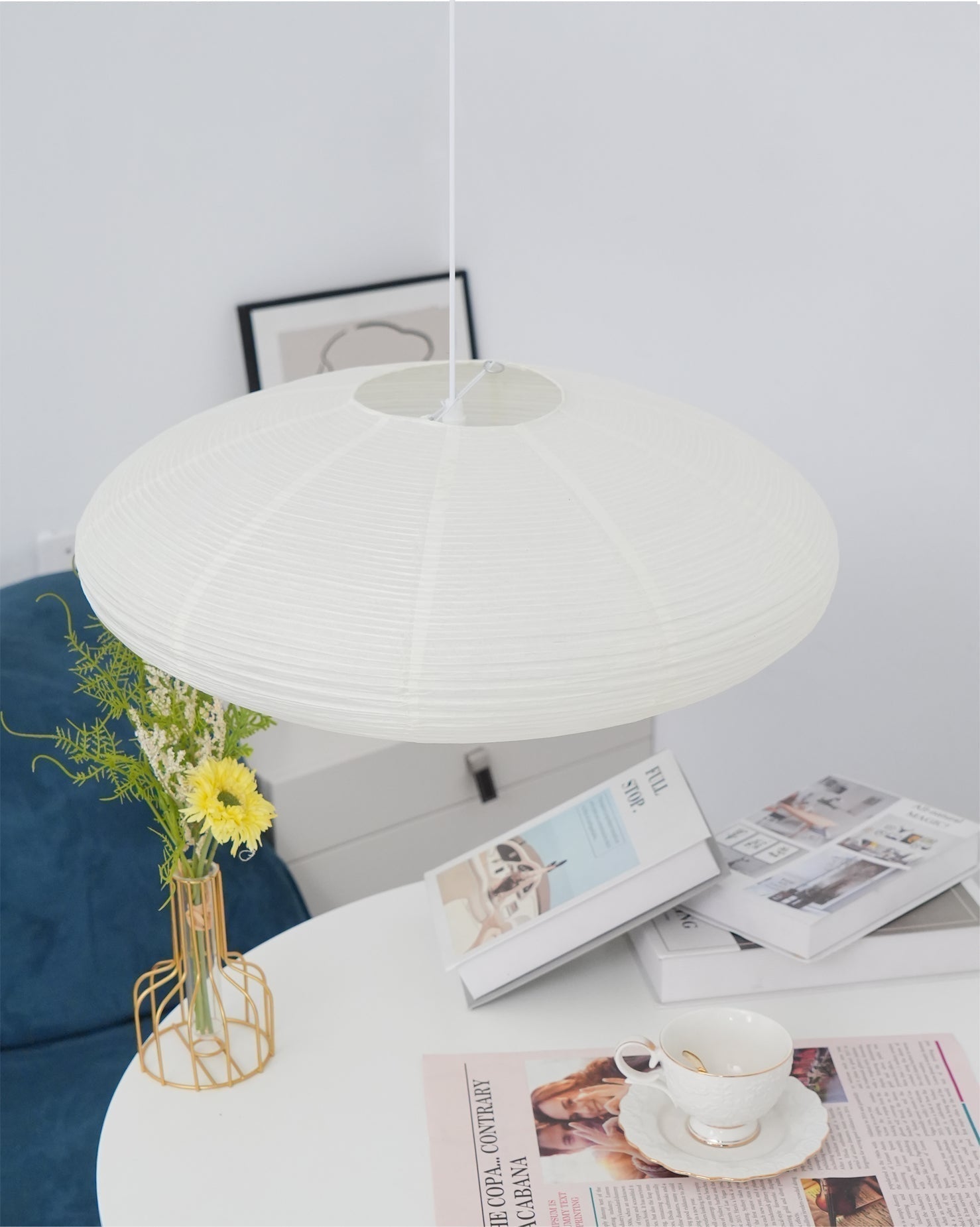 Lustra Suspension en Papier pour Salon