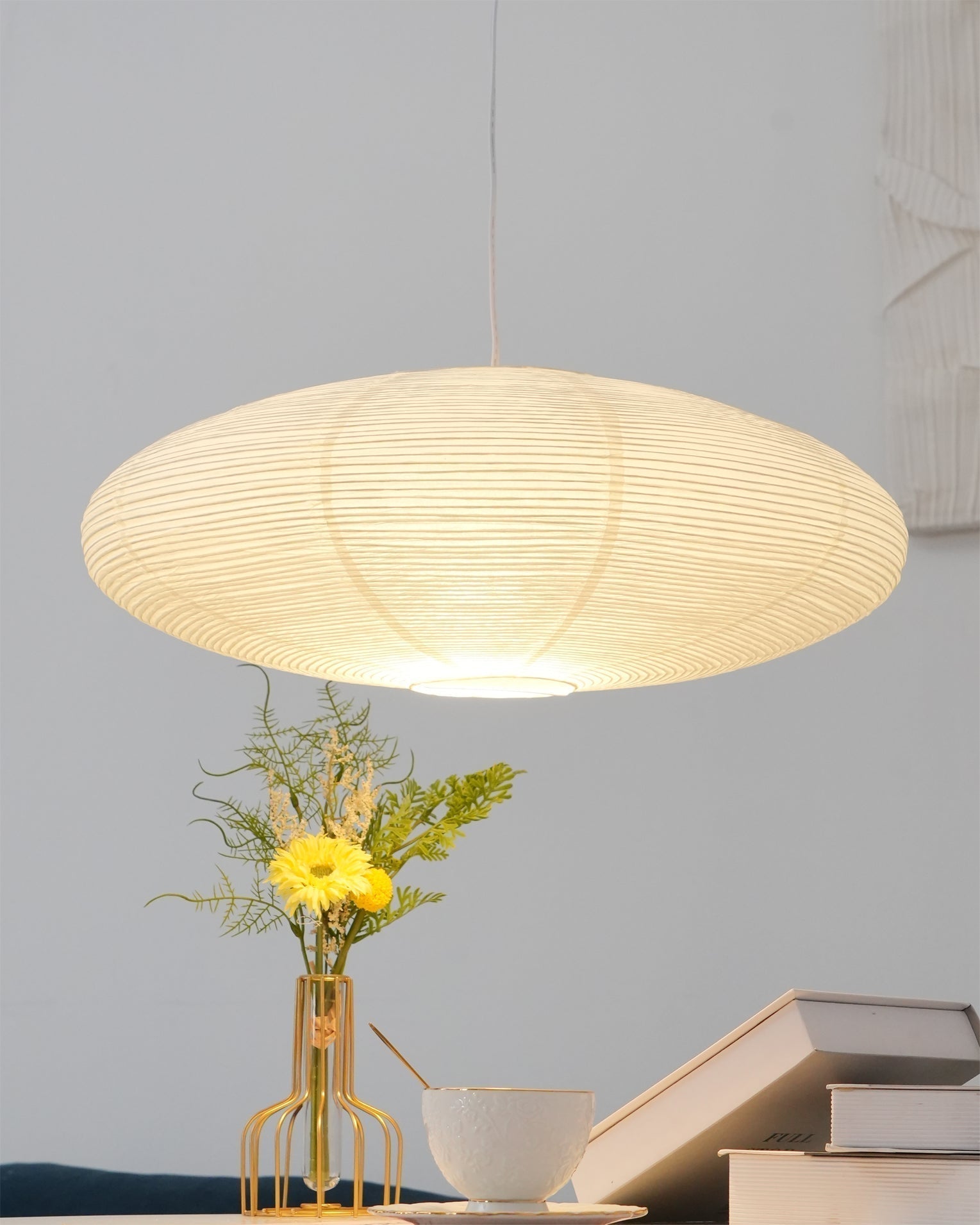 Lustra Suspension en Papier pour Salon