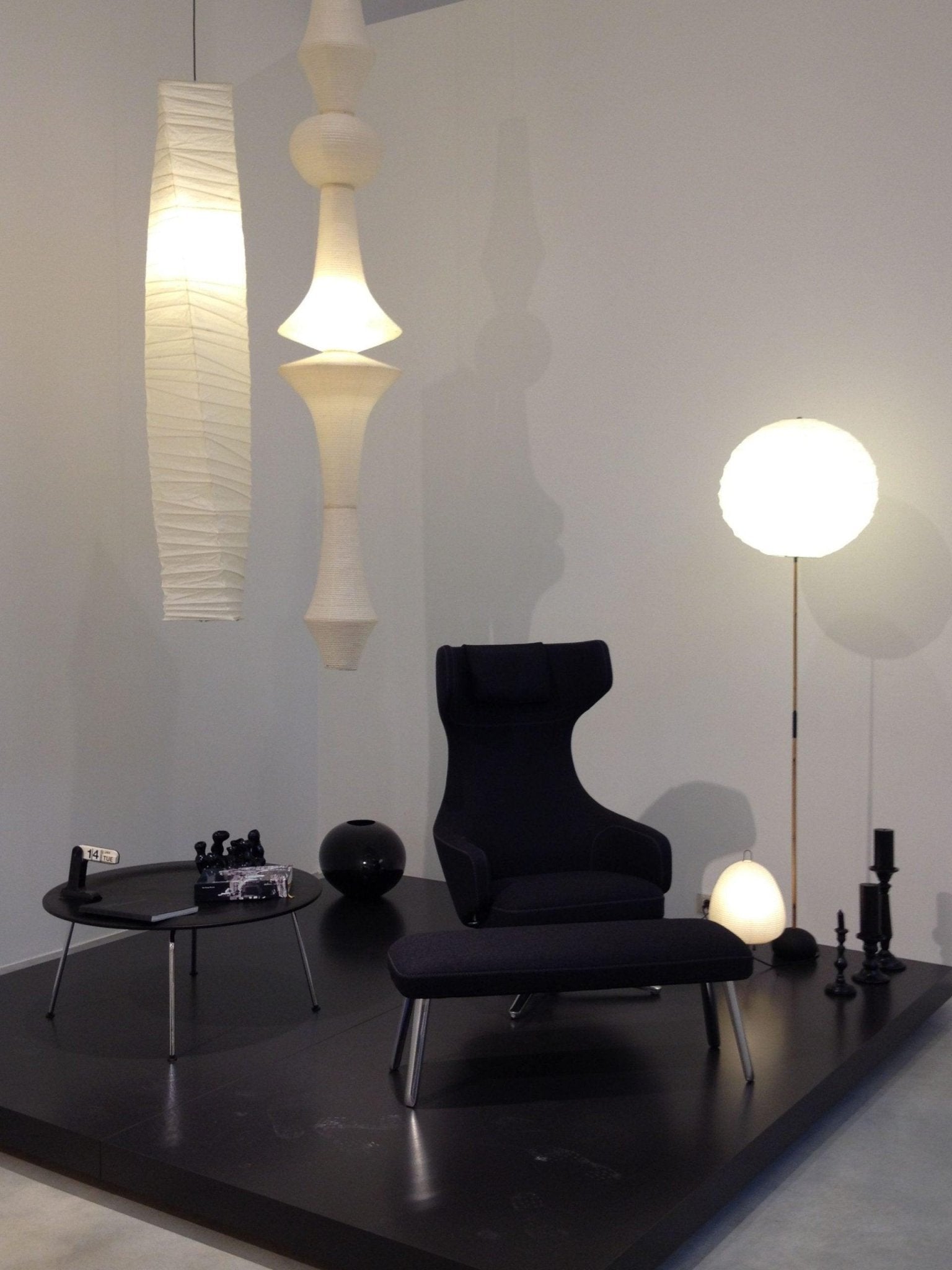 Lustra Suspension Luminaire Papier Washi E pour Salon