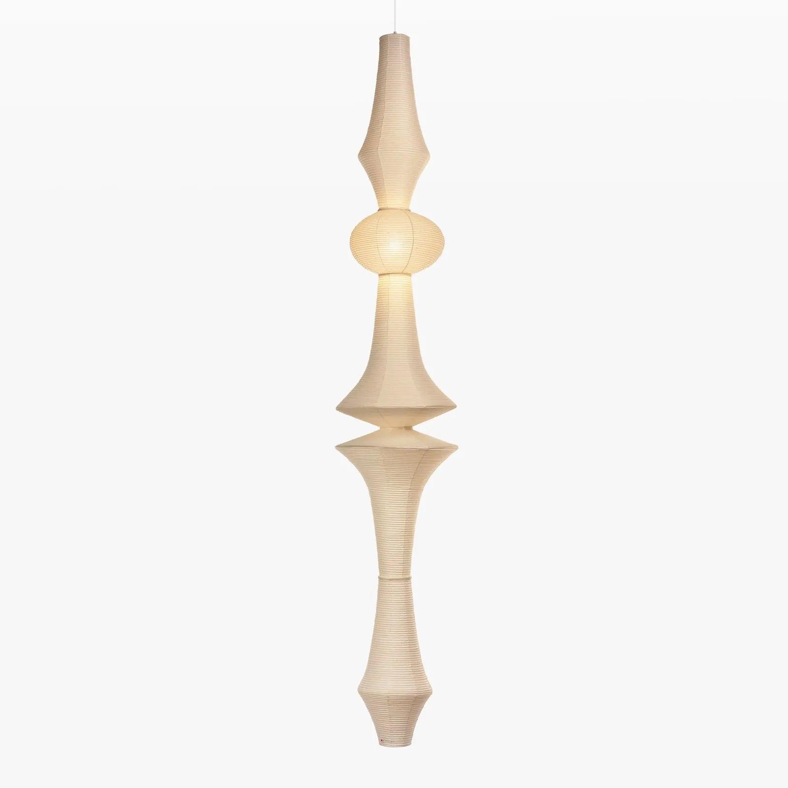 Lustra Suspension Luminaire Papier Washi E pour Salon