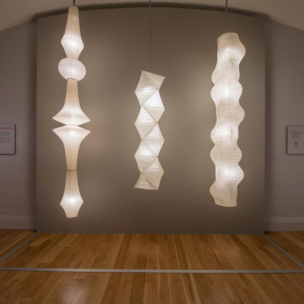 Lustra Suspension Luminaire Papier Washi E pour Salon