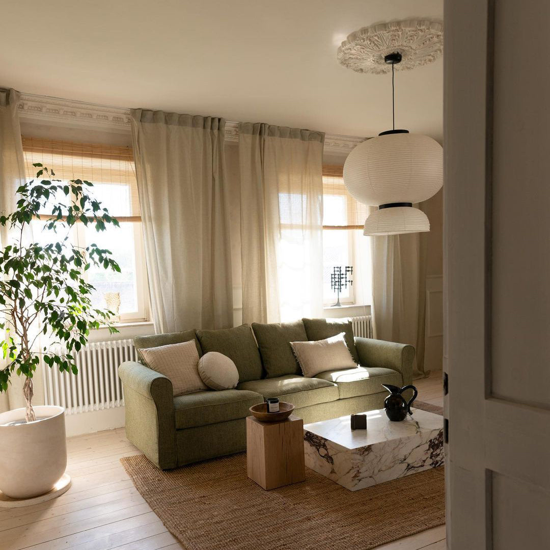 Tessire Lampe Suspendue Scandinave en Papier