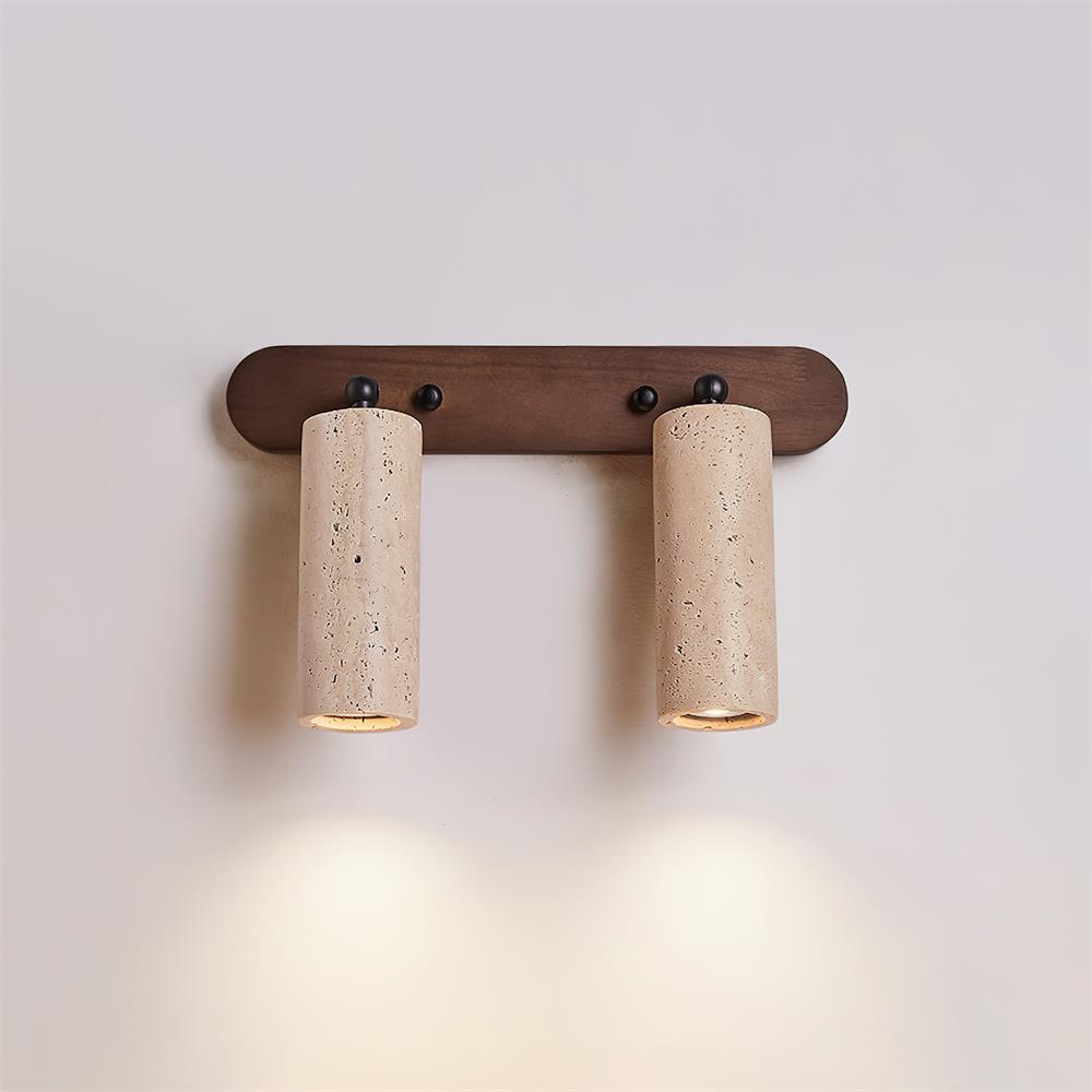 Solaro Applique Murale Projecteur Travertin