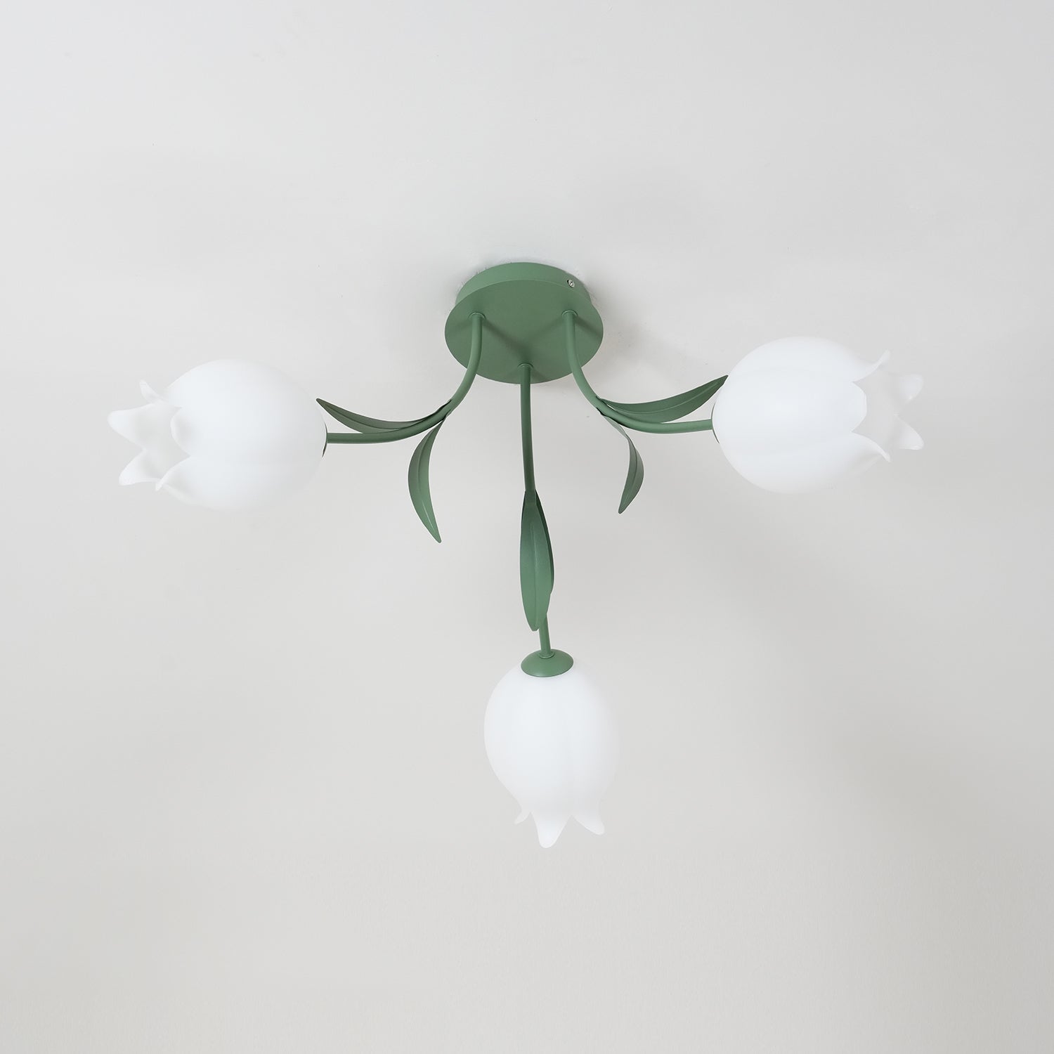 Lustra Plafonnier Fleur de Lys Blossom Base Verte
