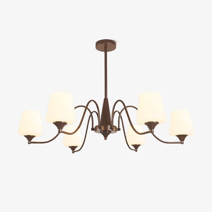 Aurora Lustre Frosted Glass Shades