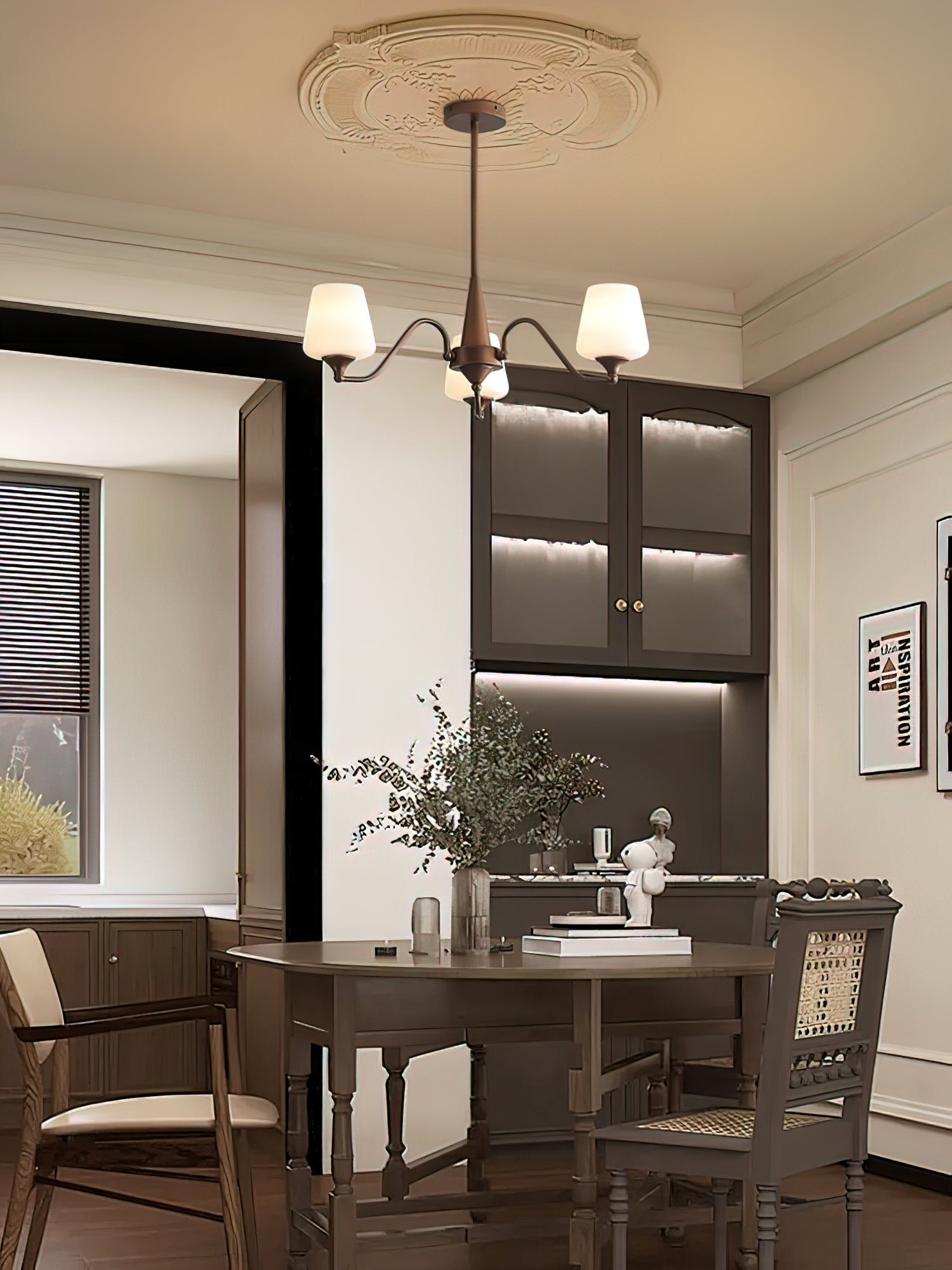 Aurora Lustre Frosted Glass Shades