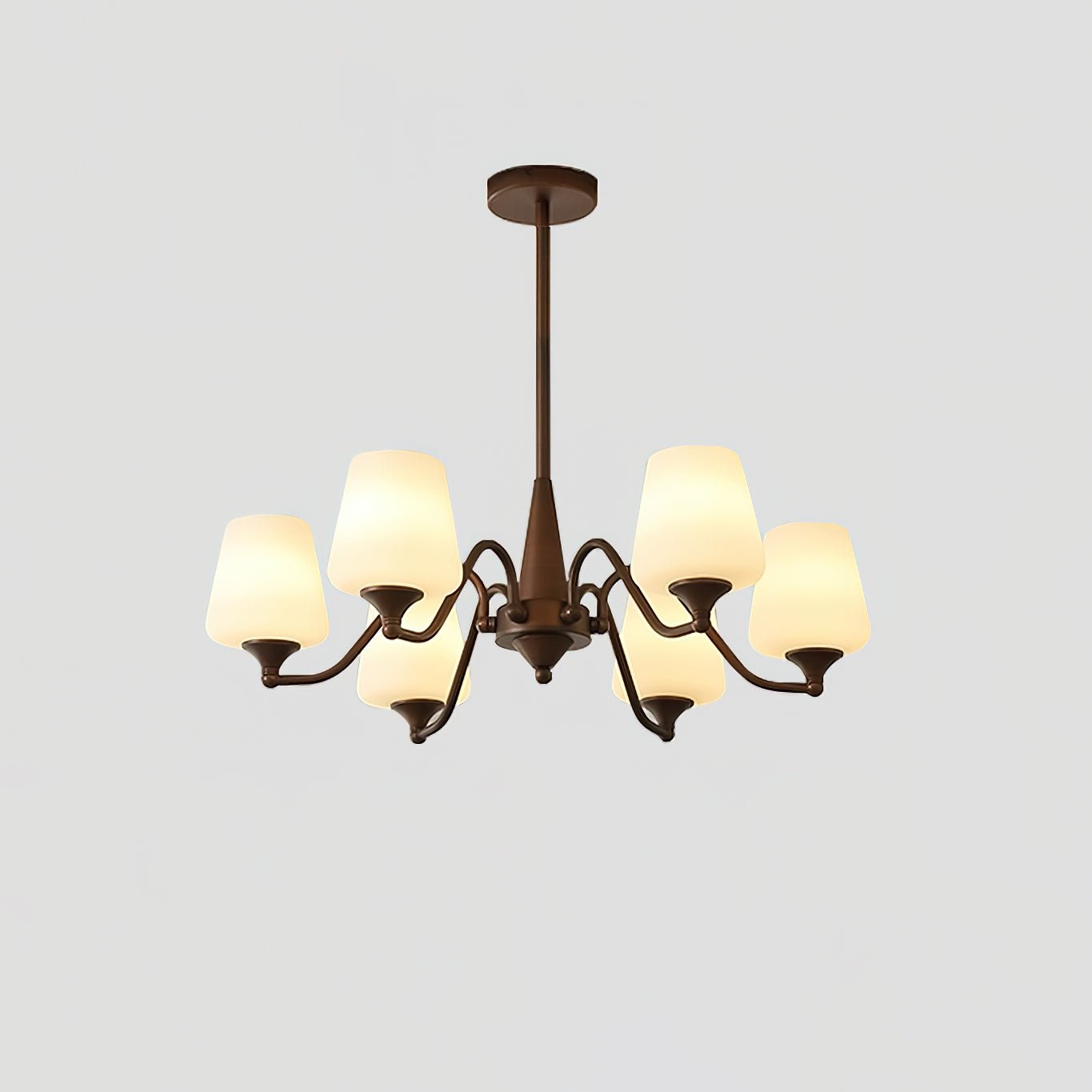 Aurora Lustre Frosted Glass Shades