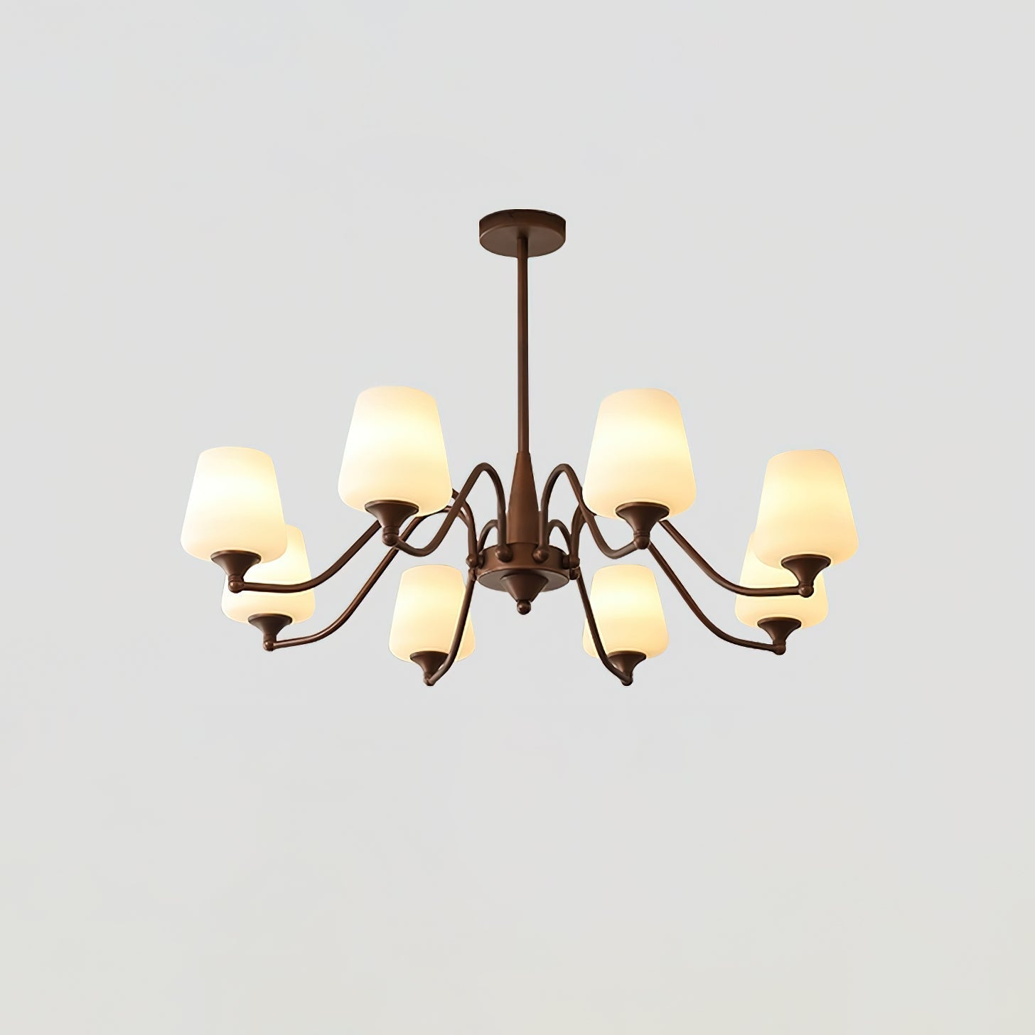Aurora Lustre Frosted Glass Shades