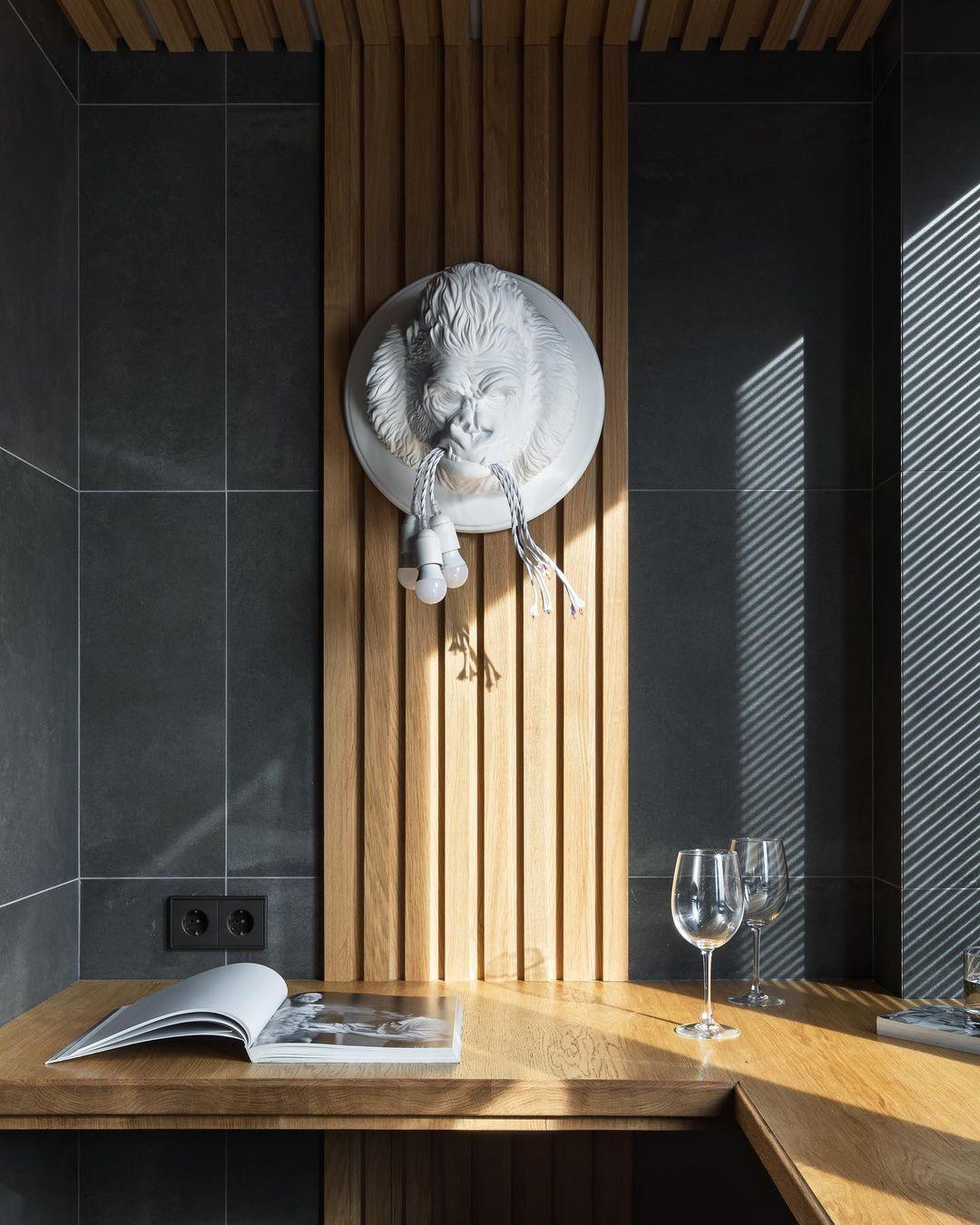 Veleda Applique Murale en Résine Premium Élégance