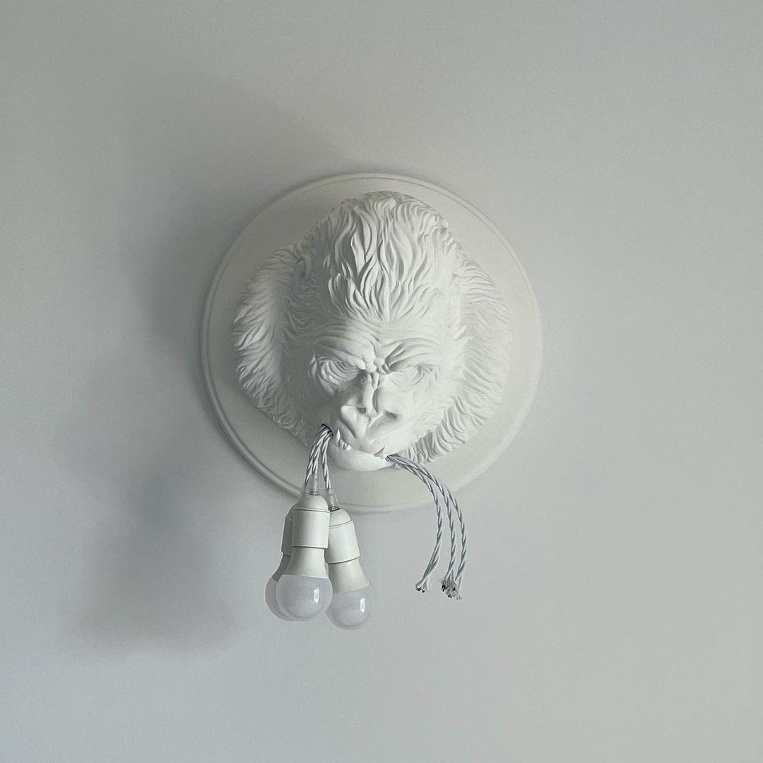 Veleda Applique Murale en Résine Premium Élégance