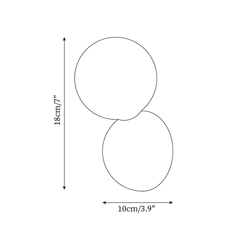 Ringo Applique Murale Bois Verre Opale Minimaliste
