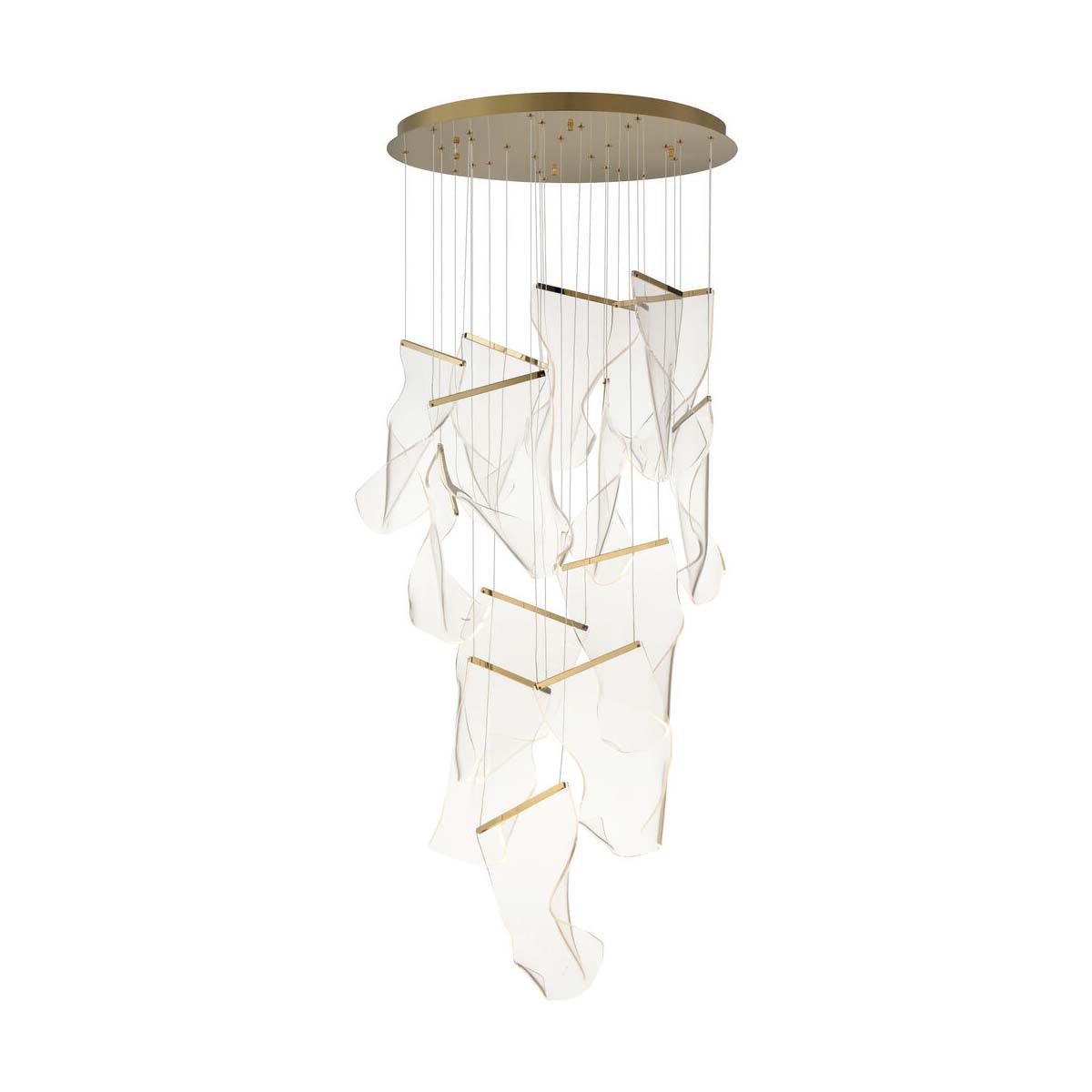 Lustra Lustre Acrylic LED Abstract Floating