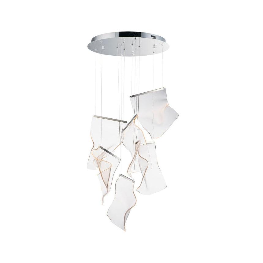 Lustra Lustre Acrylic LED Abstract Floating
