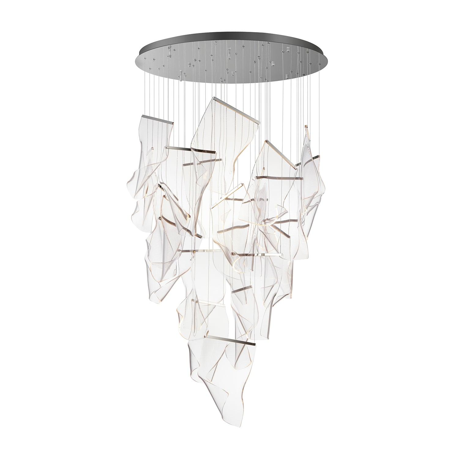 Lustra Lustre Acrylic LED Abstract Floating