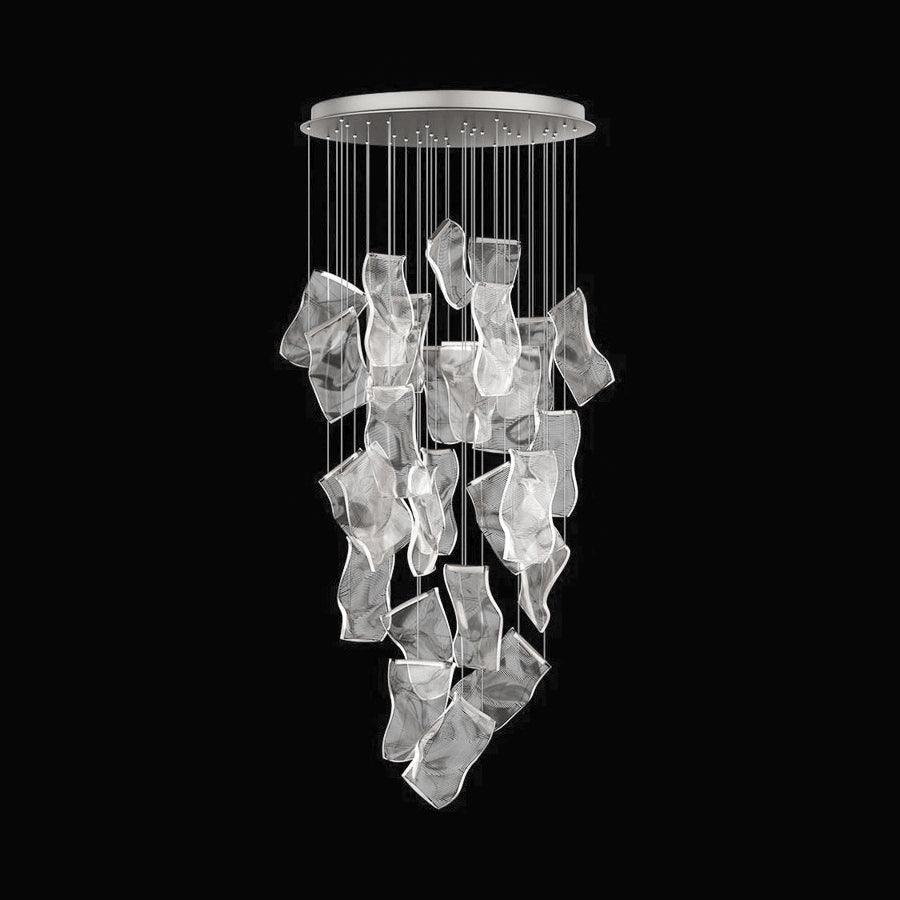 Lustra Lustre Acrylic LED Abstract Floating