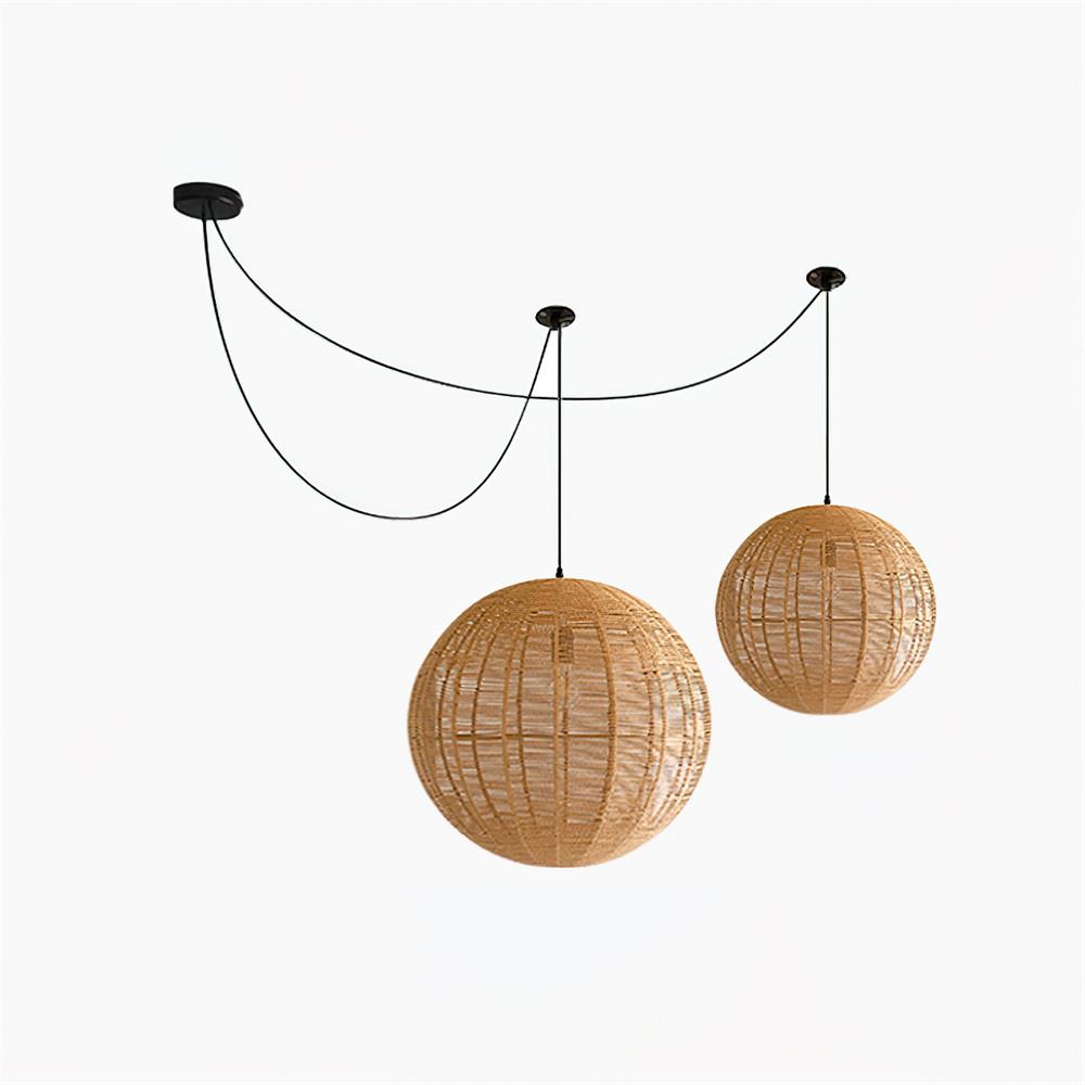 Sola Suspension Minimaliste Rattan