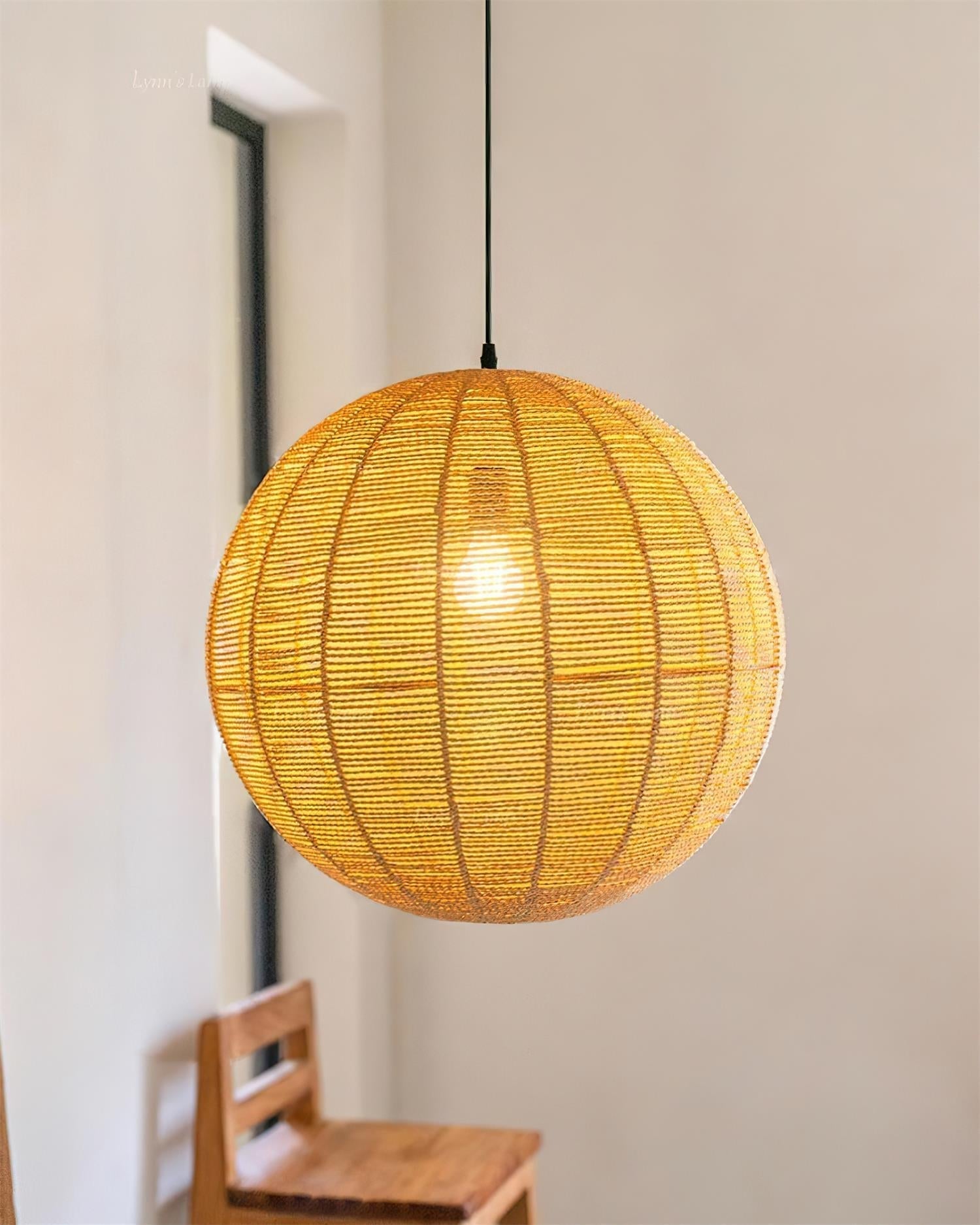 Sola Suspension Minimaliste Rattan