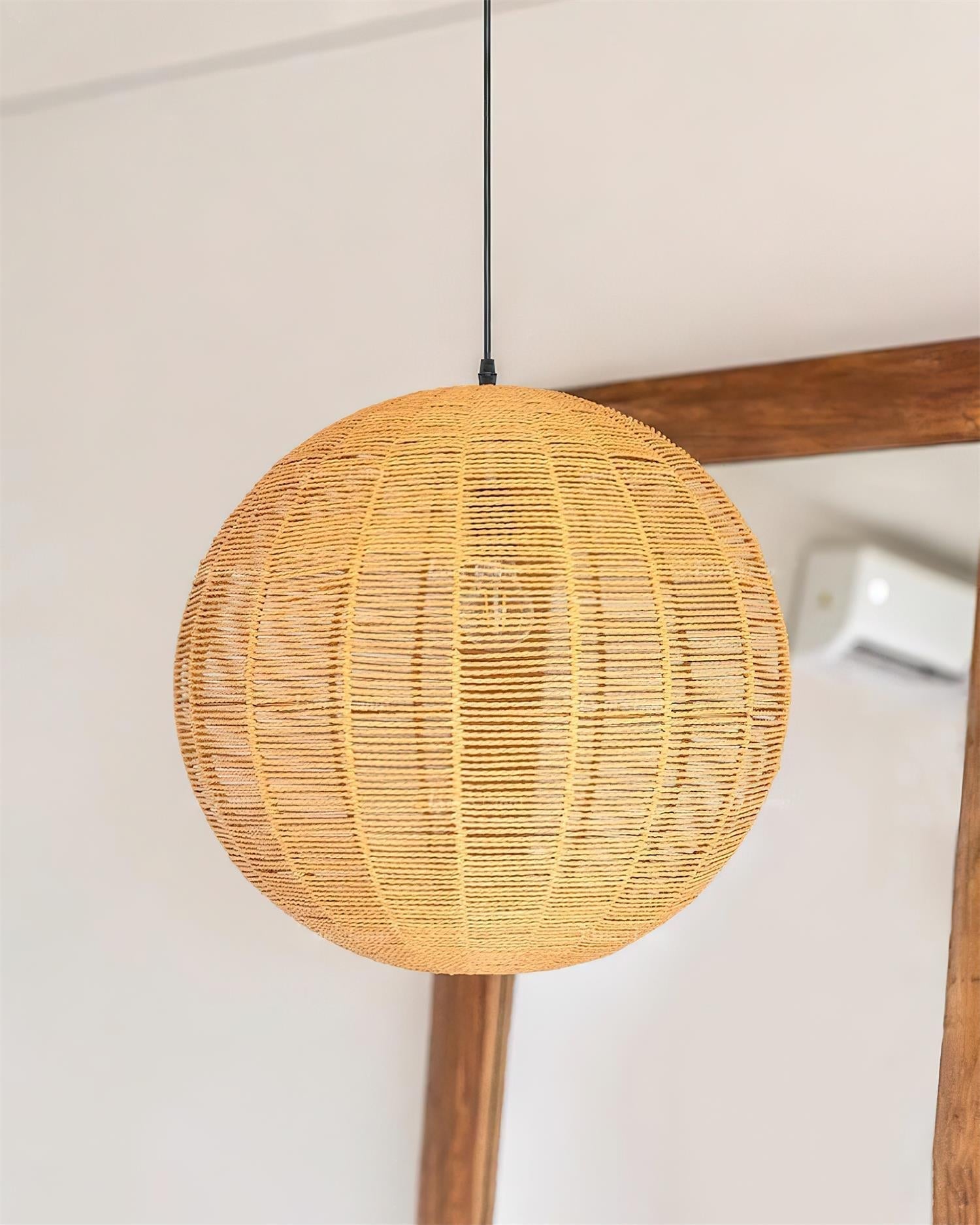 Sola Suspension Minimaliste Rattan
