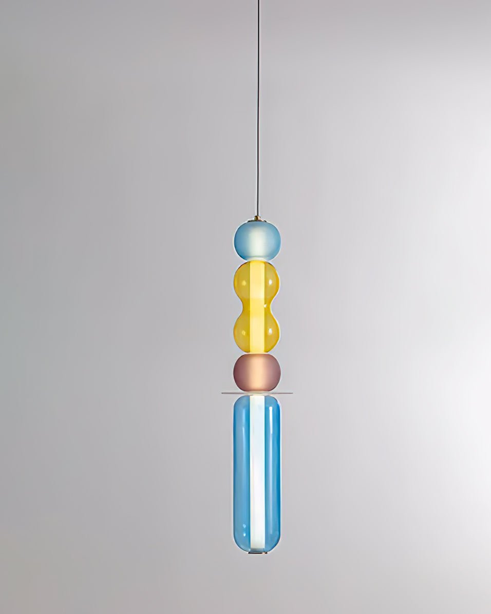 Lustra Suspension en Verre Coloré Moderne