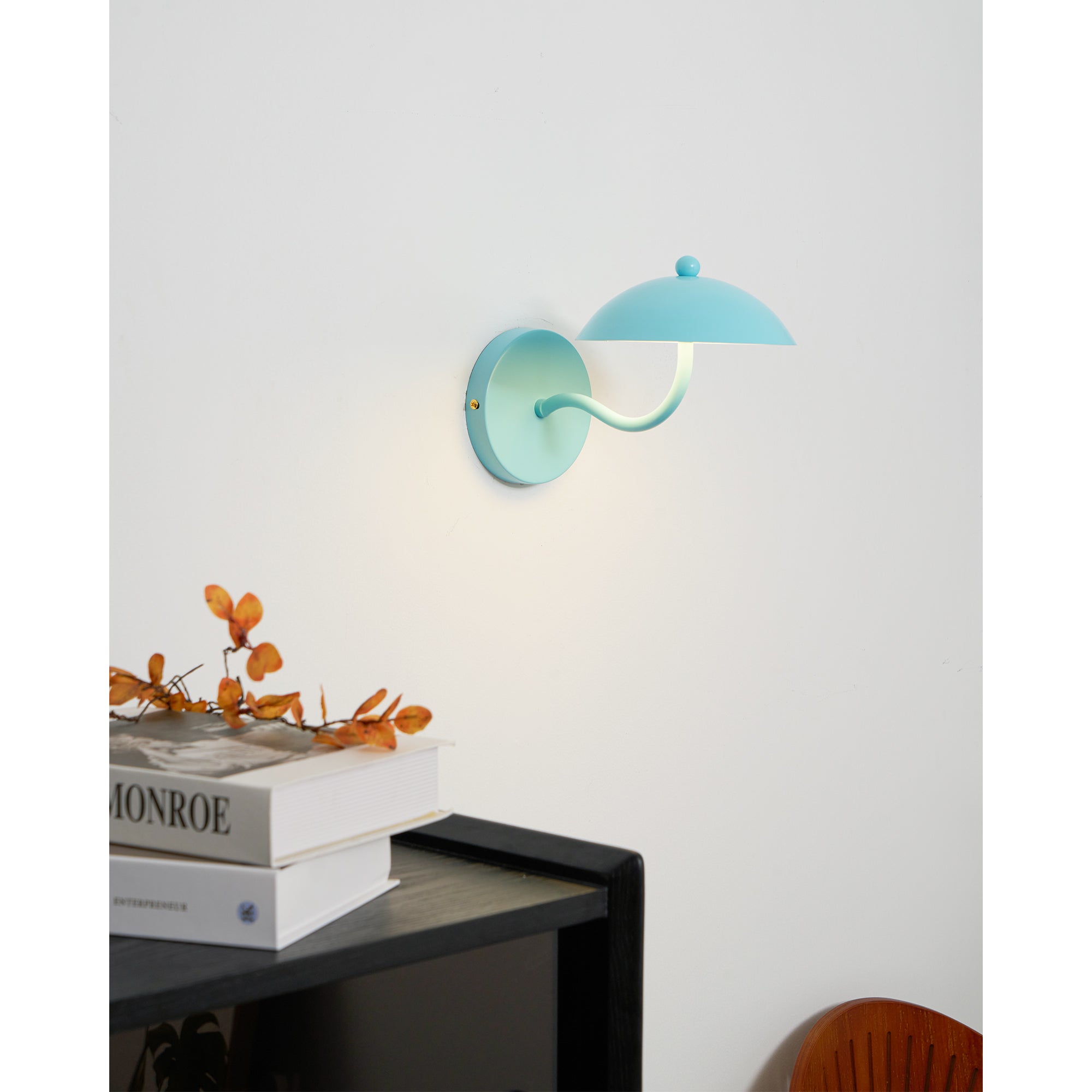 Errina Applique Murale Métal Minimaliste Moderne Ondulée
