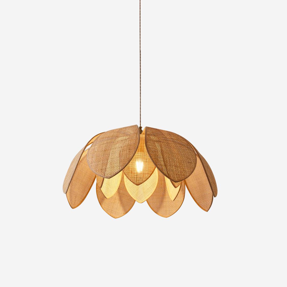 Fionel Lampe Suspension en Rattan
