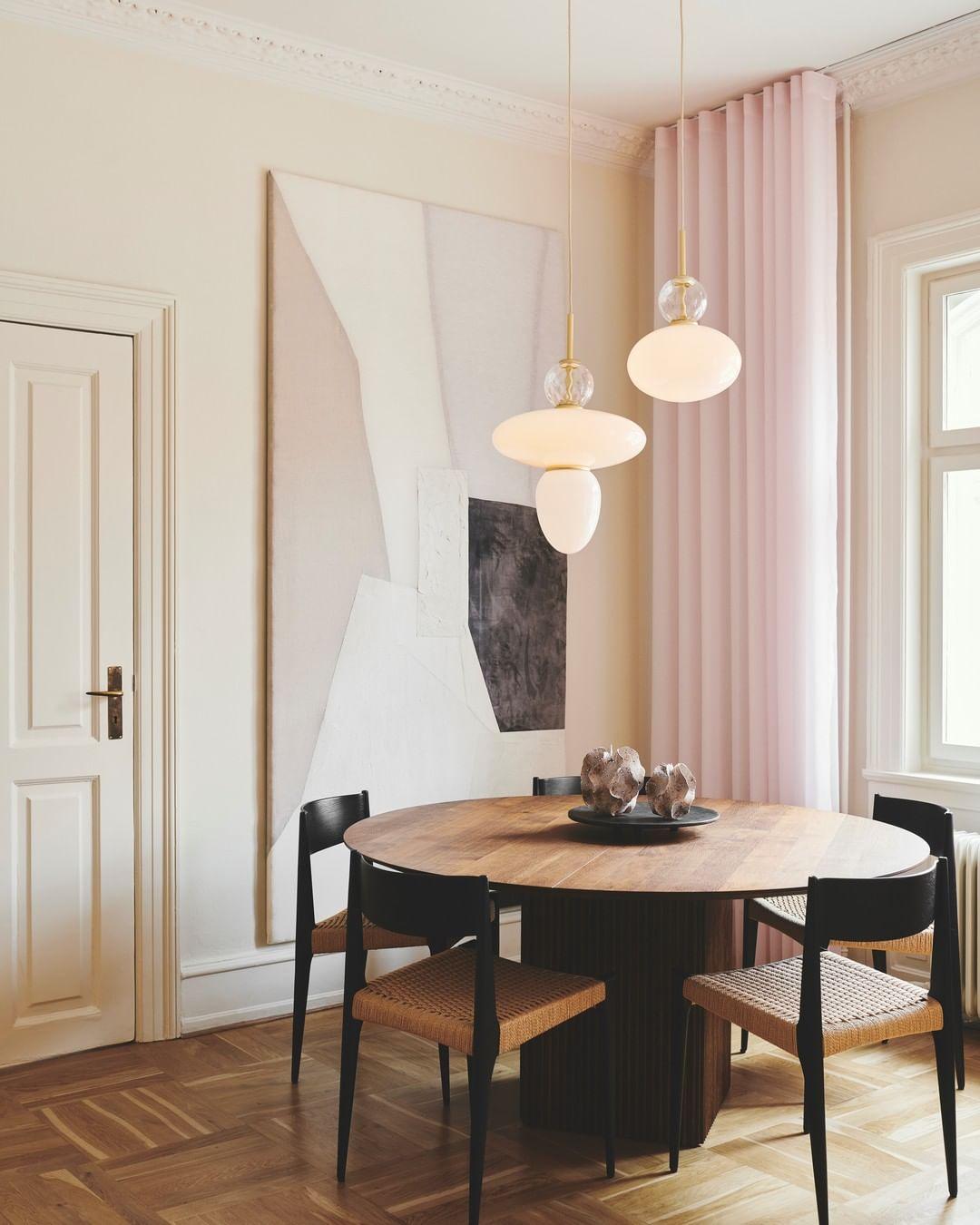 Orbelin Lampe Suspension en Verre et Laiton