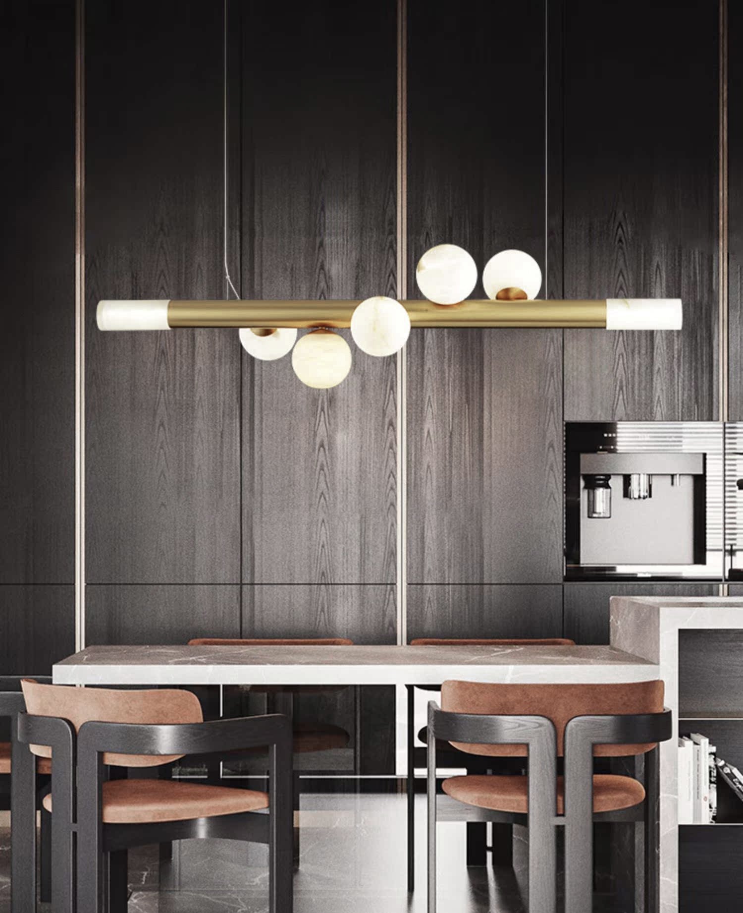 Avaros Suspension Moderne Minimaliste Alabastre