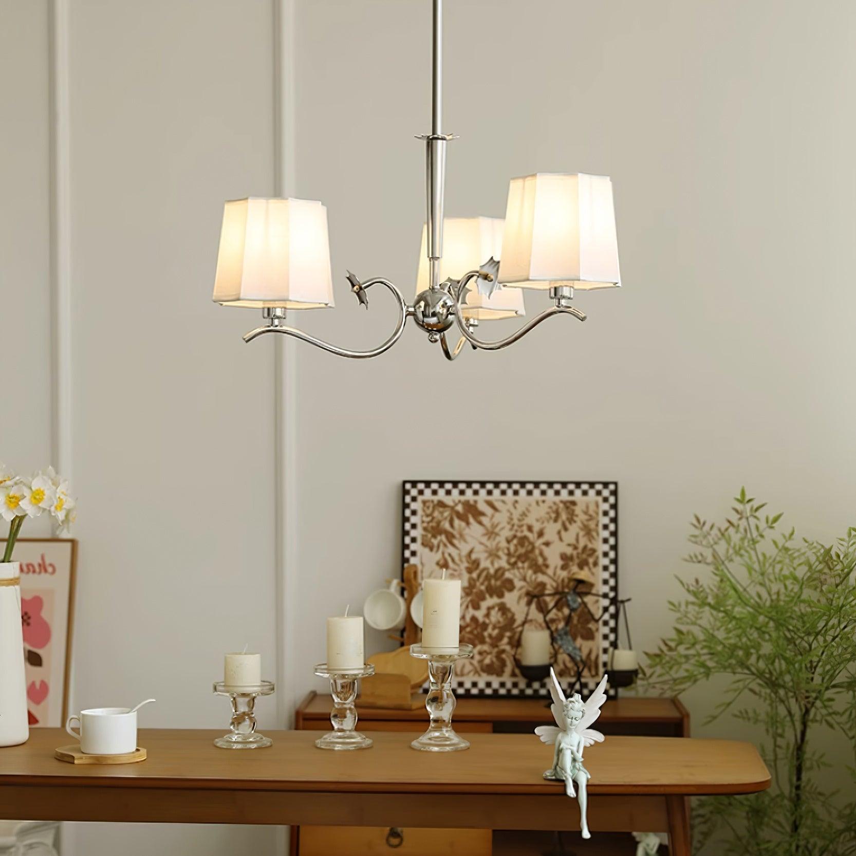 Rockville Lustre Chrome Blanc Élégant